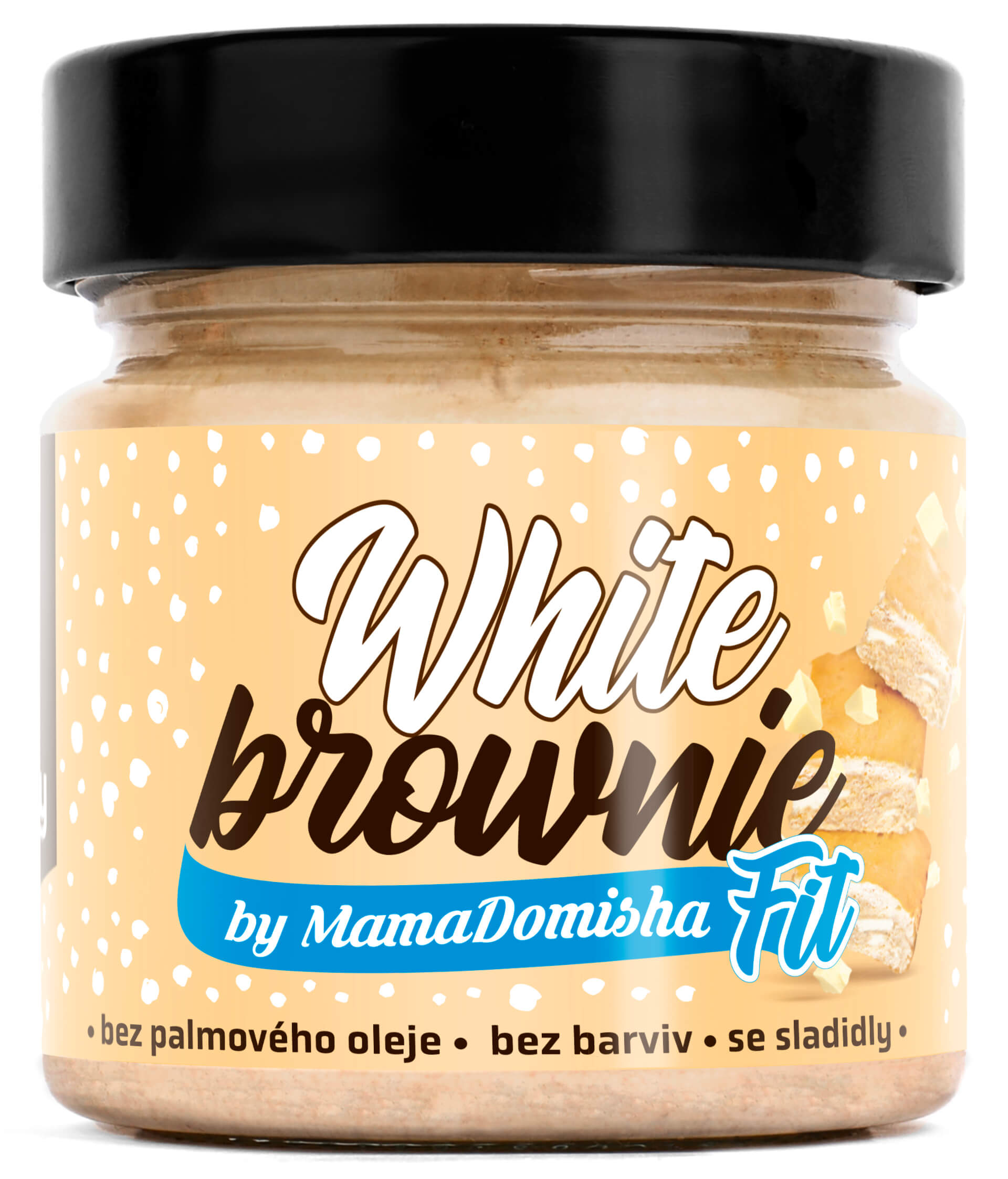 Levně GRIZLY White Brownie FIT by @mamadomisha 250 g