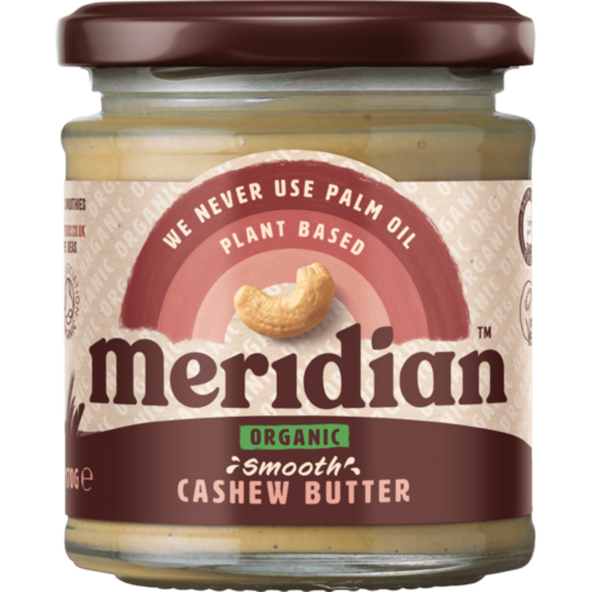 Levně Meridian Bio Kešu máslo jemné 170 g