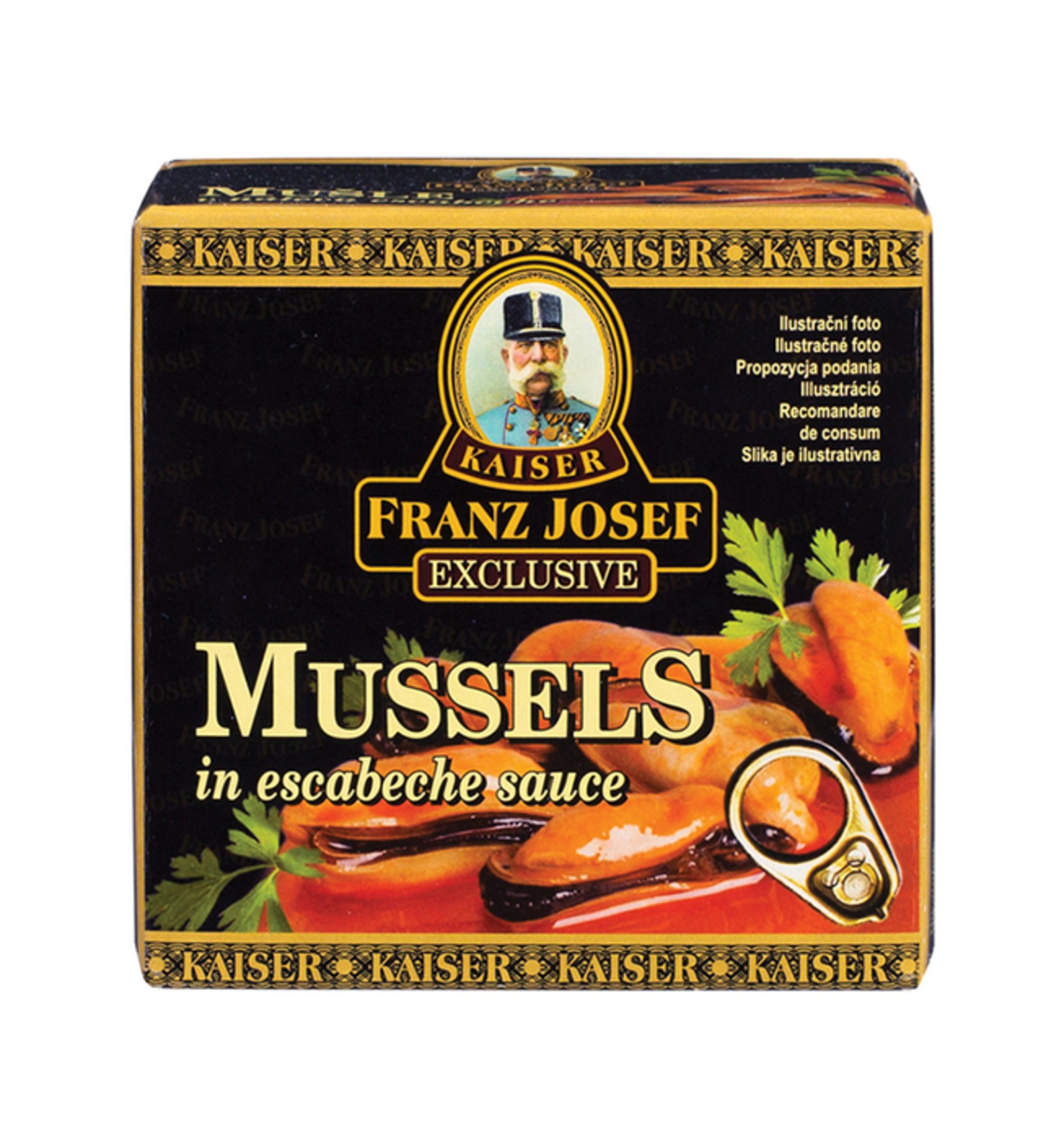 Levně Franz Josef Kaiser Mušle v nálevu Escabeche 80 g