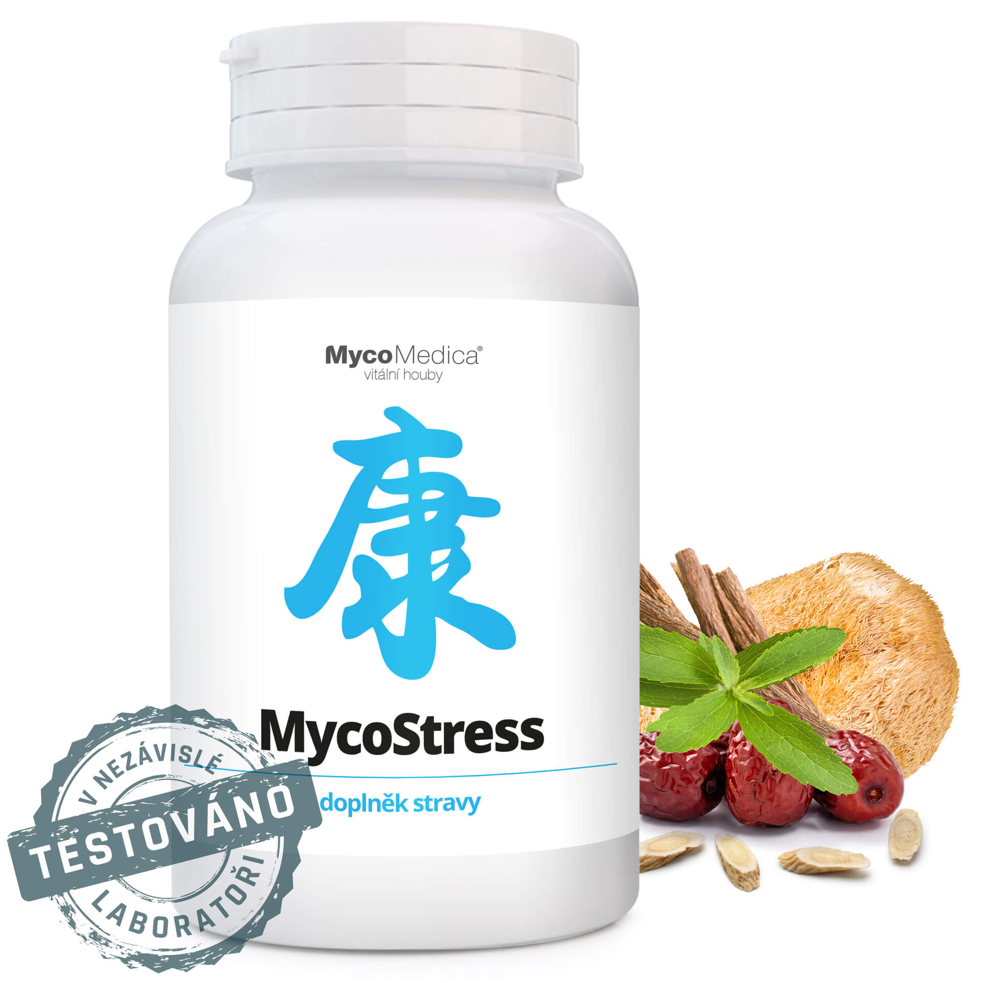 Levně MycoMedica MycoStress 180 tablet po 350 mg