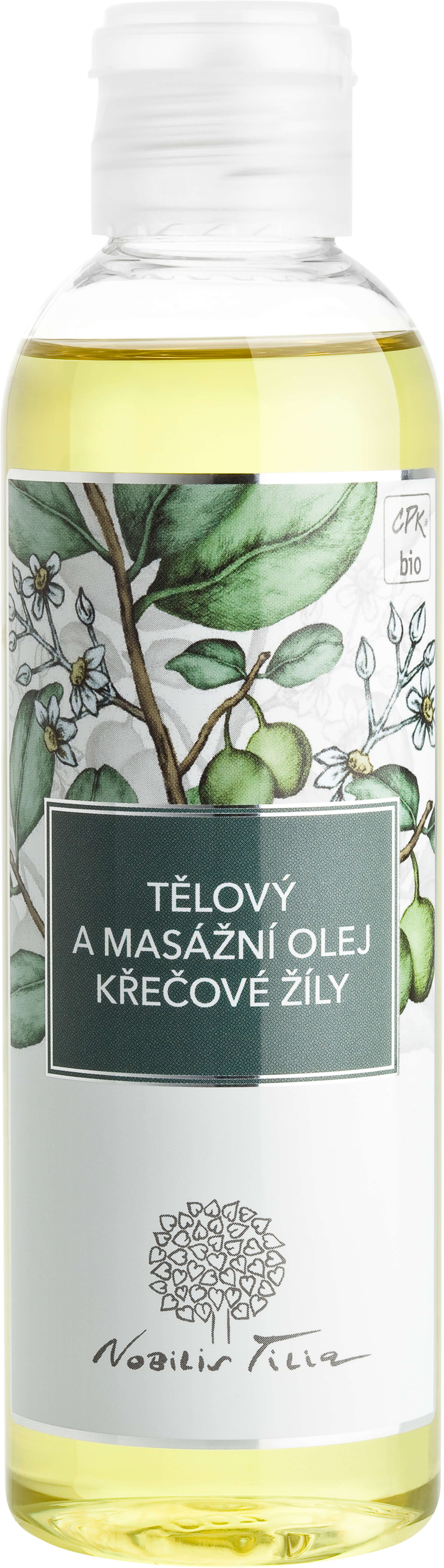Nobilis Tilia Tělový a masážní olej Křečové žíly 200 ml