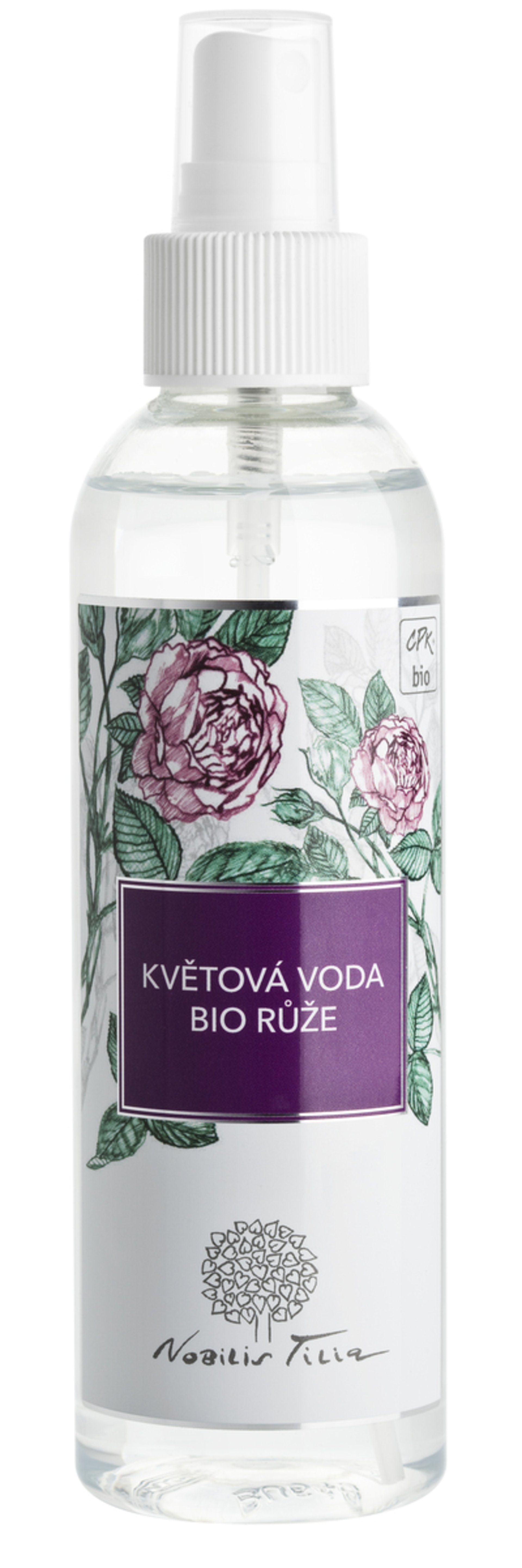 Levně Nobilis Tilia Květová voda BIO Růže 200 ml