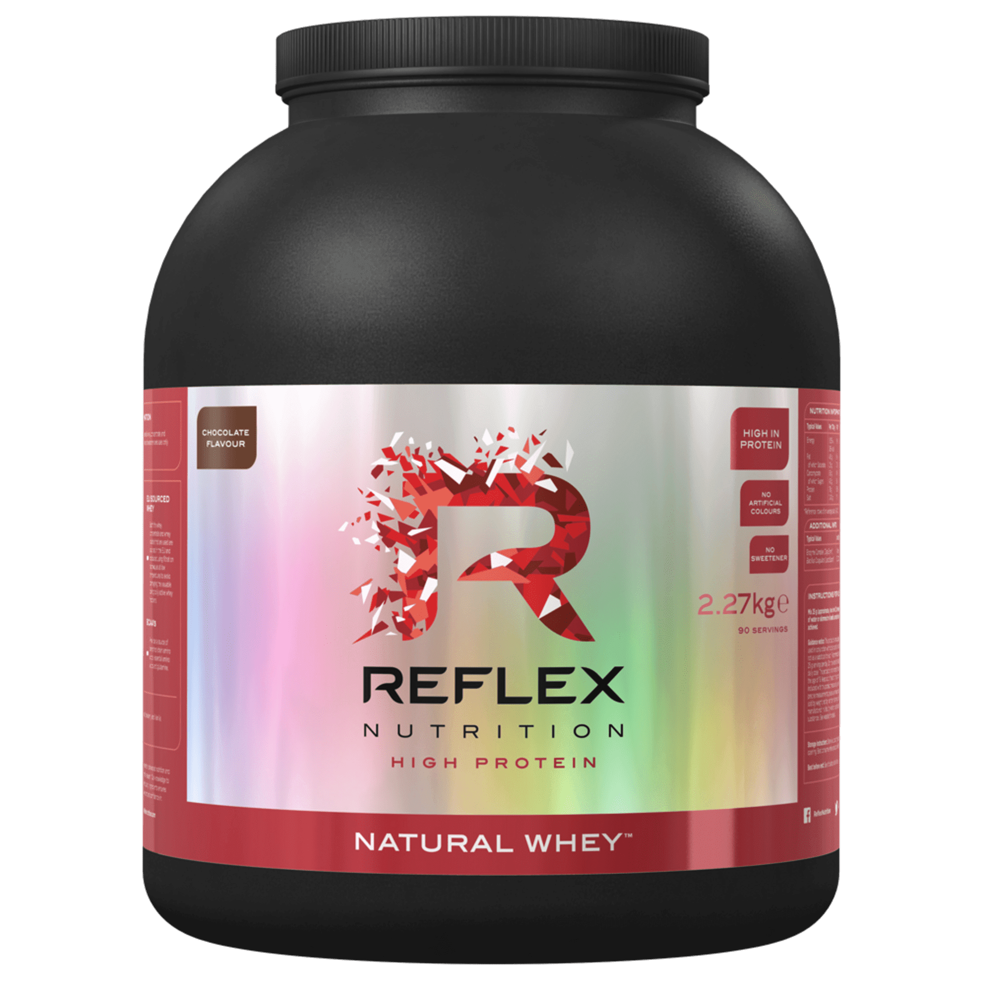 Levně Reflex Nutrition Natural Whey 2270 g - jahoda expirace