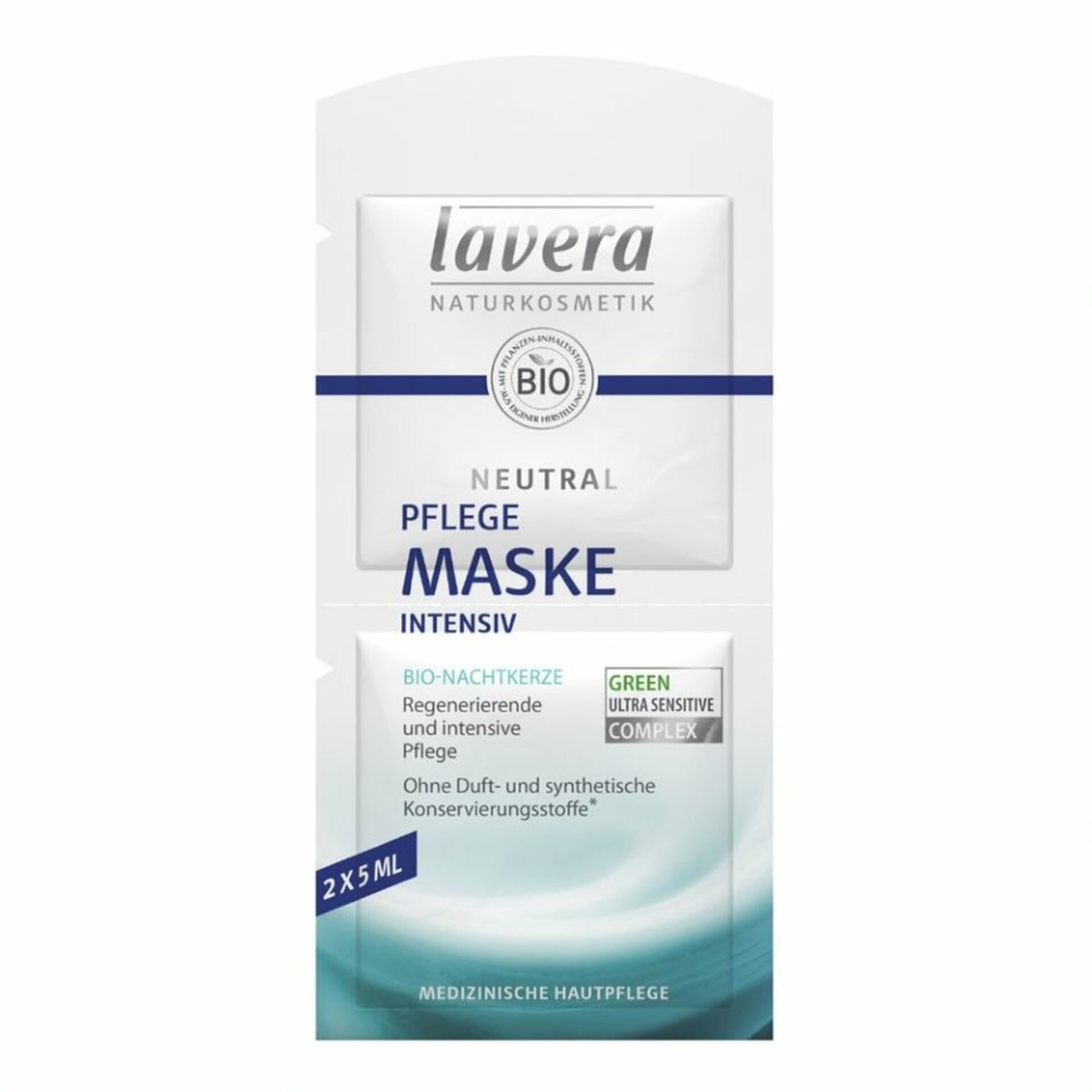 Levně Lavera Neutral Přírodní pleťová maska BIO 2x5 ml