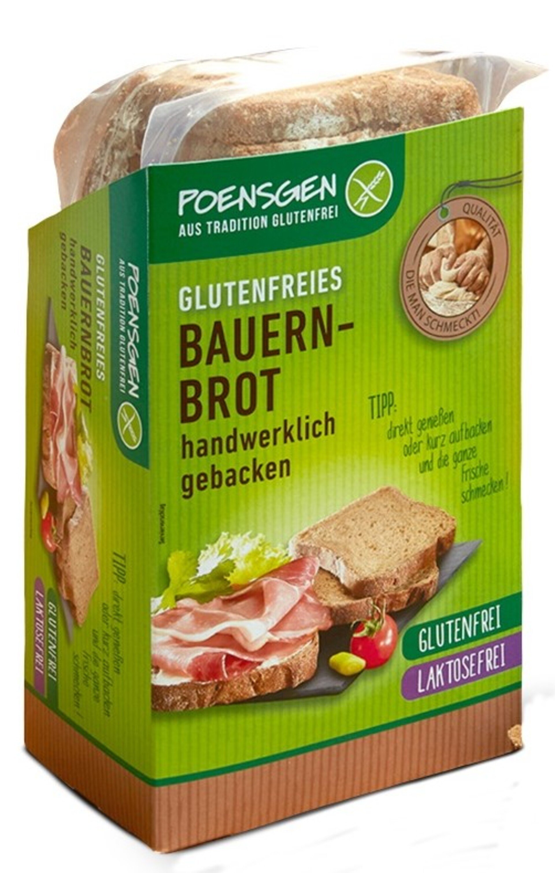 Levně Poensgen Farmářský krájený chléb bez lepku a bez laktózy 400 g