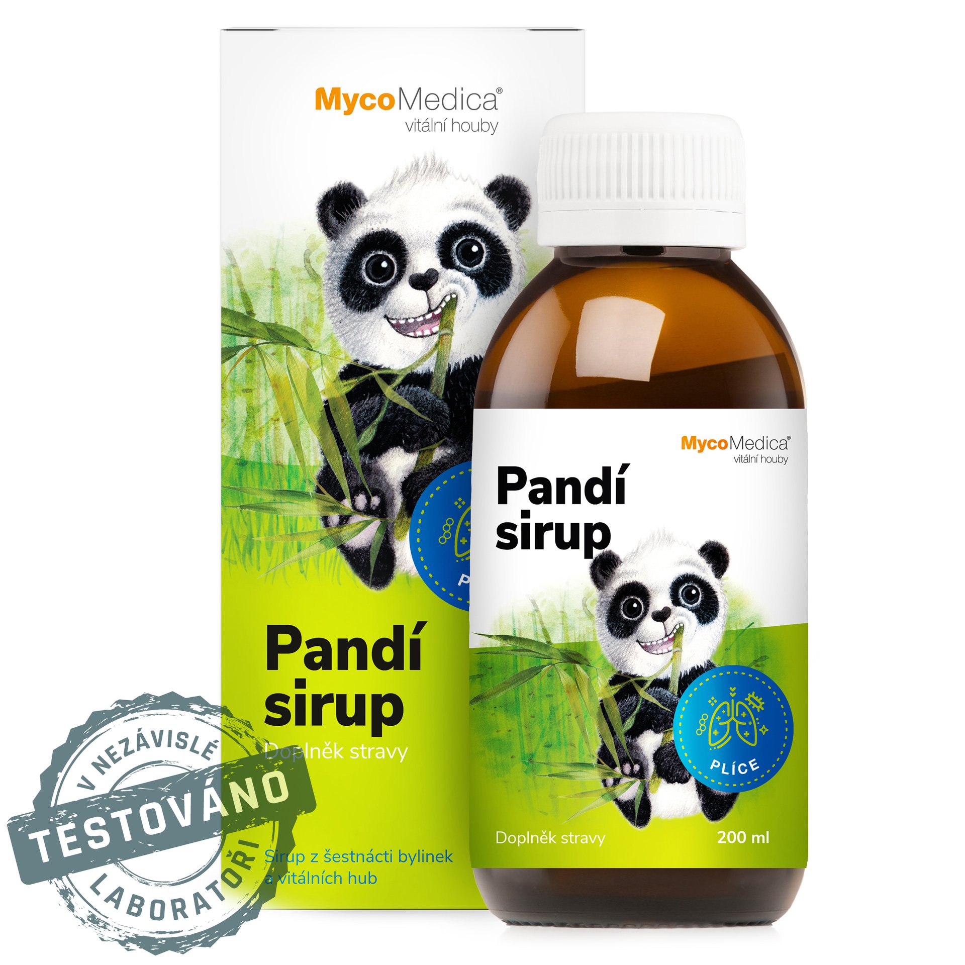 Levně MycoMedica Pandí sirup 200 ml