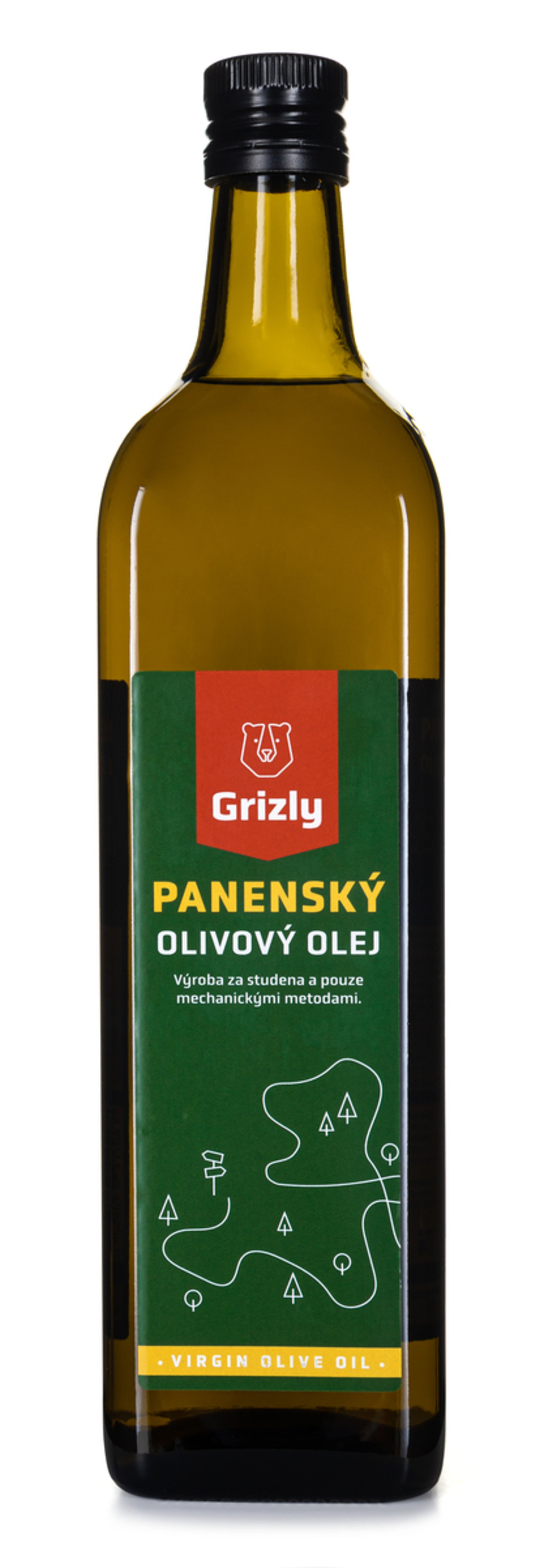 Levně GRIZLY Olivový olej Panenský 1000 ml