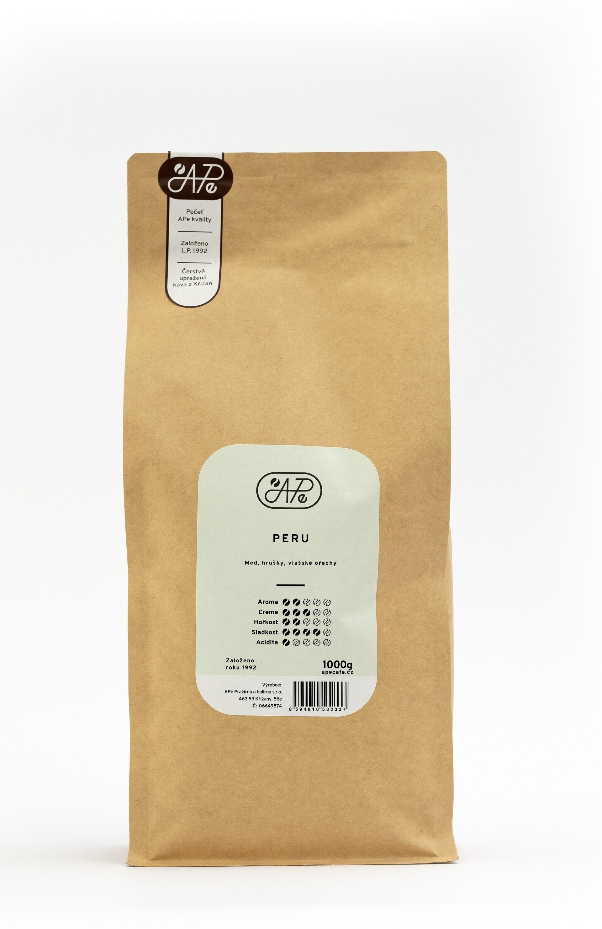 Levně APe Káva Peru Grade 1 1000 g