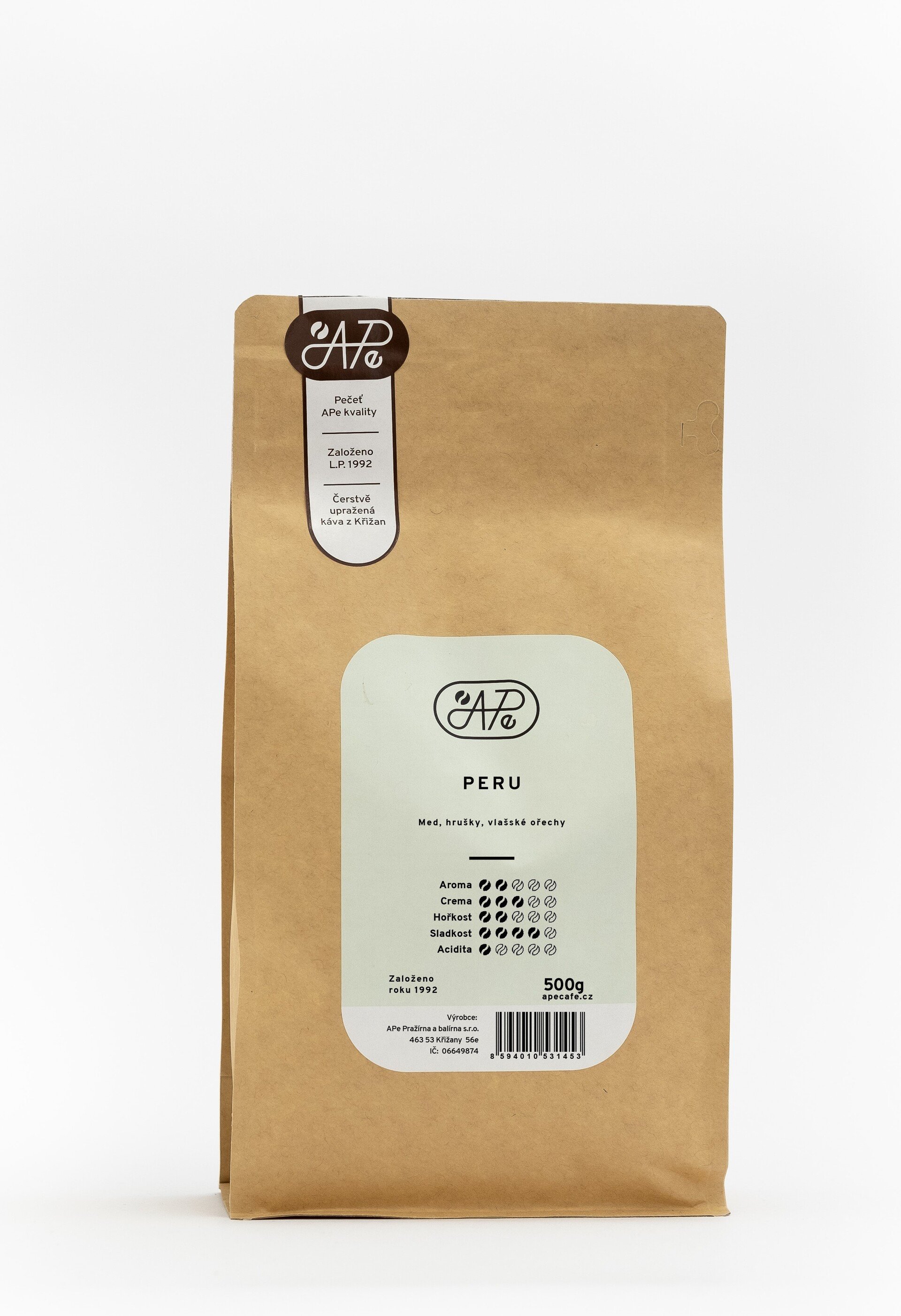 Levně APe Káva Peru Grade 1 500 g
