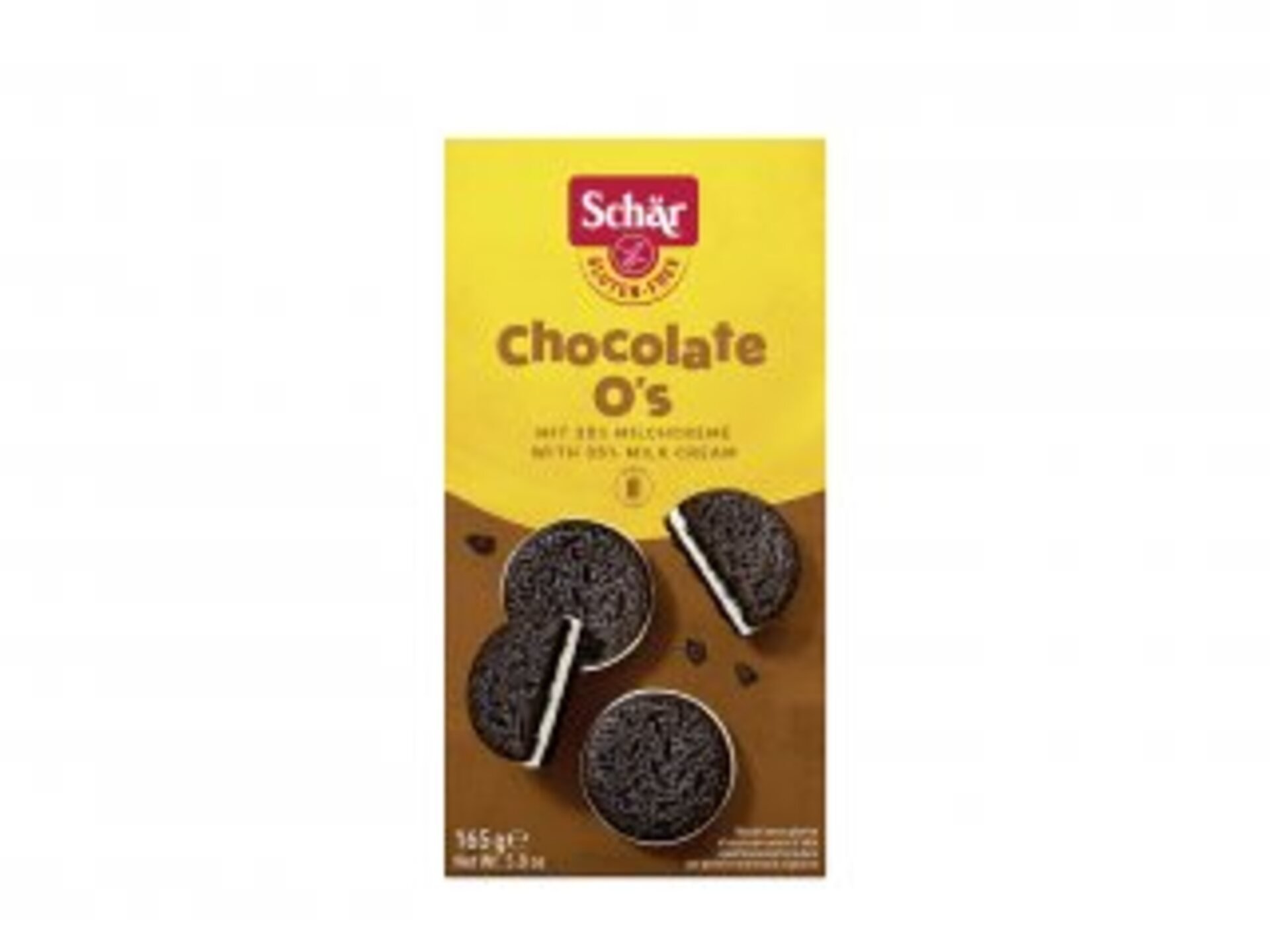 Levně Schär Bezlepkové sušenky Chocolate O's 165 g