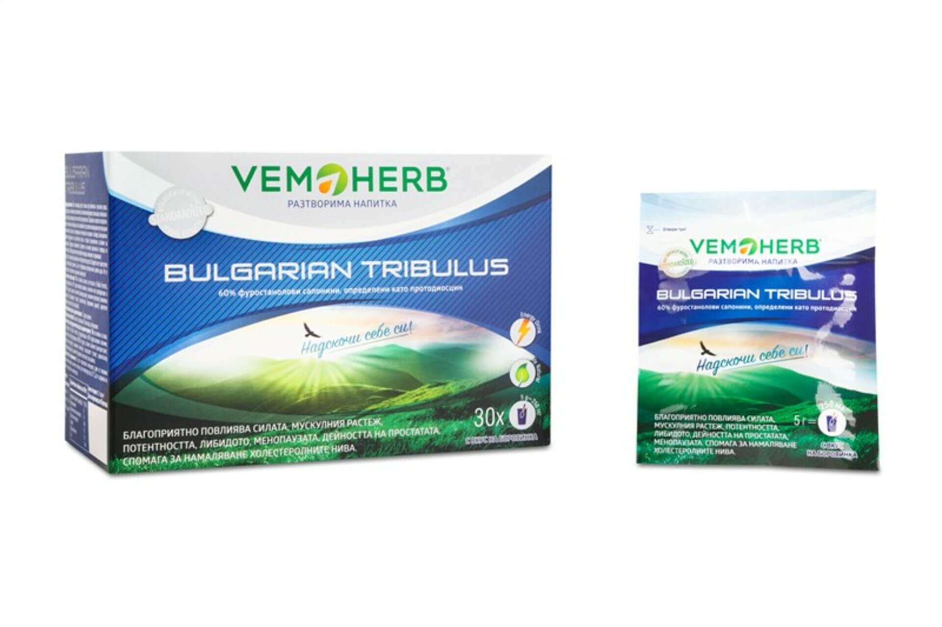 Levně VemoHerb Tribulus Terrestris Instant drink 30 x 5 g
