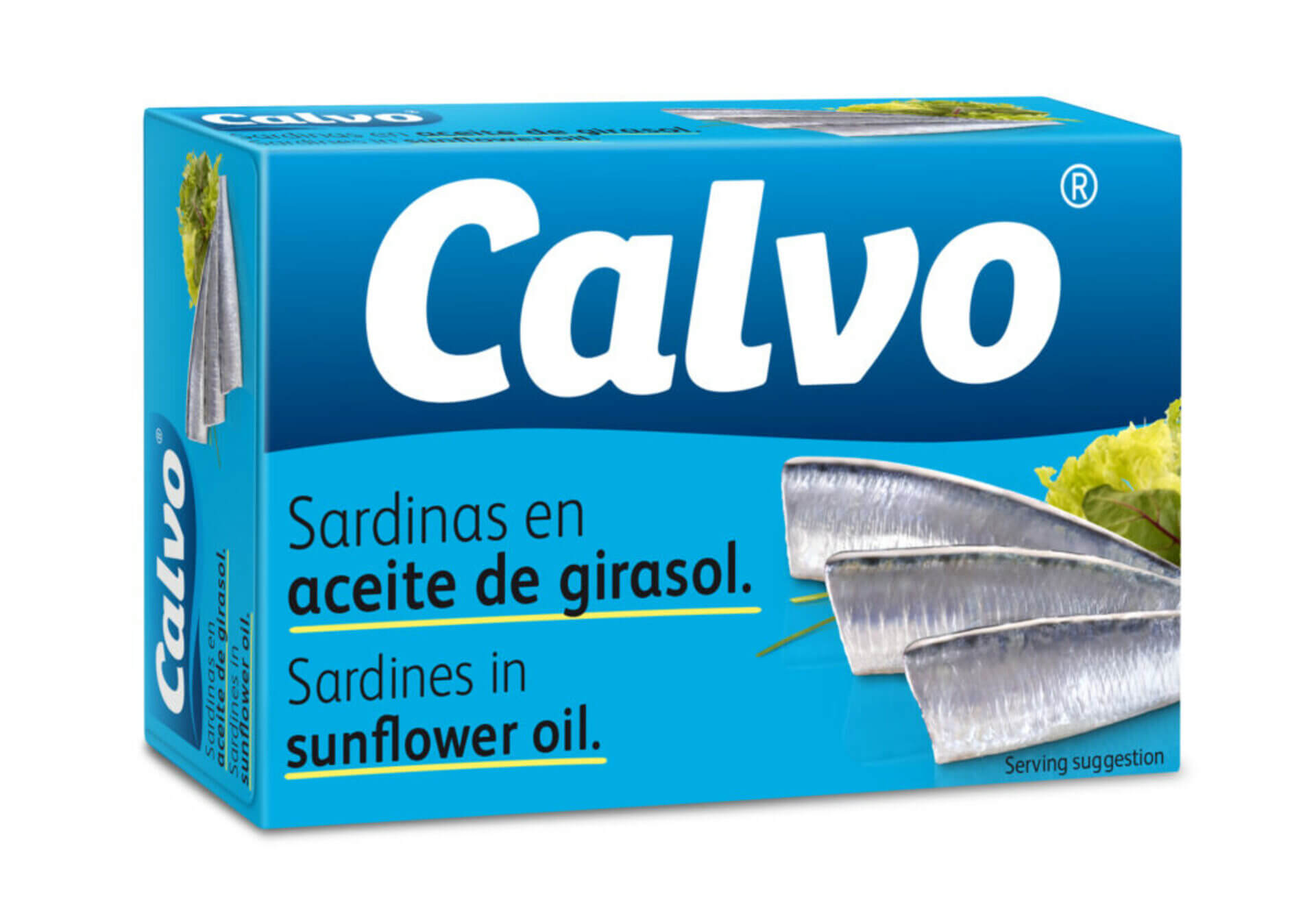 Levně Calvo Sardinky ve slunečnicovém oleji 120 g