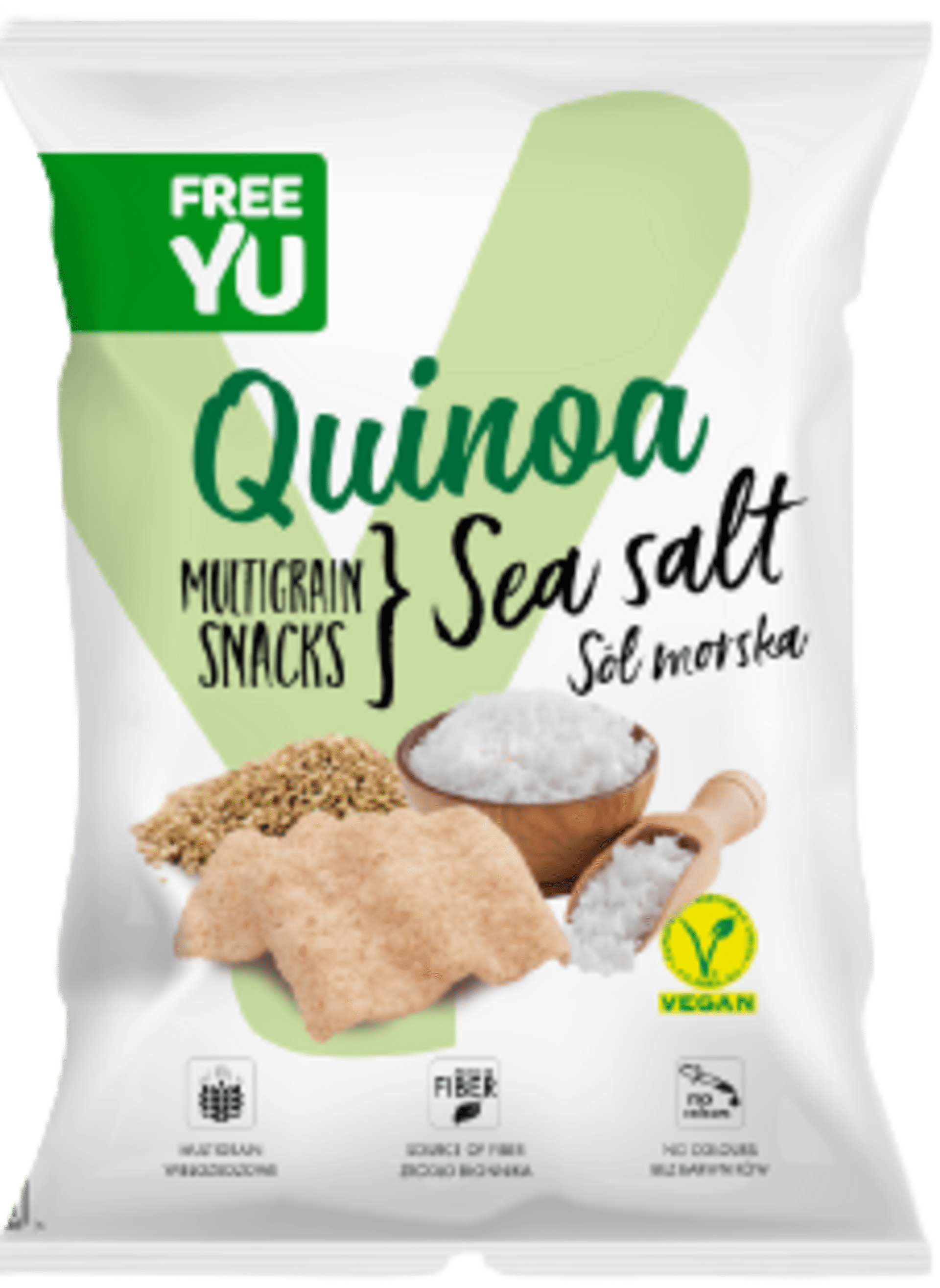 FreeYu Quinoa multigrain snack Sea Salt 70 g