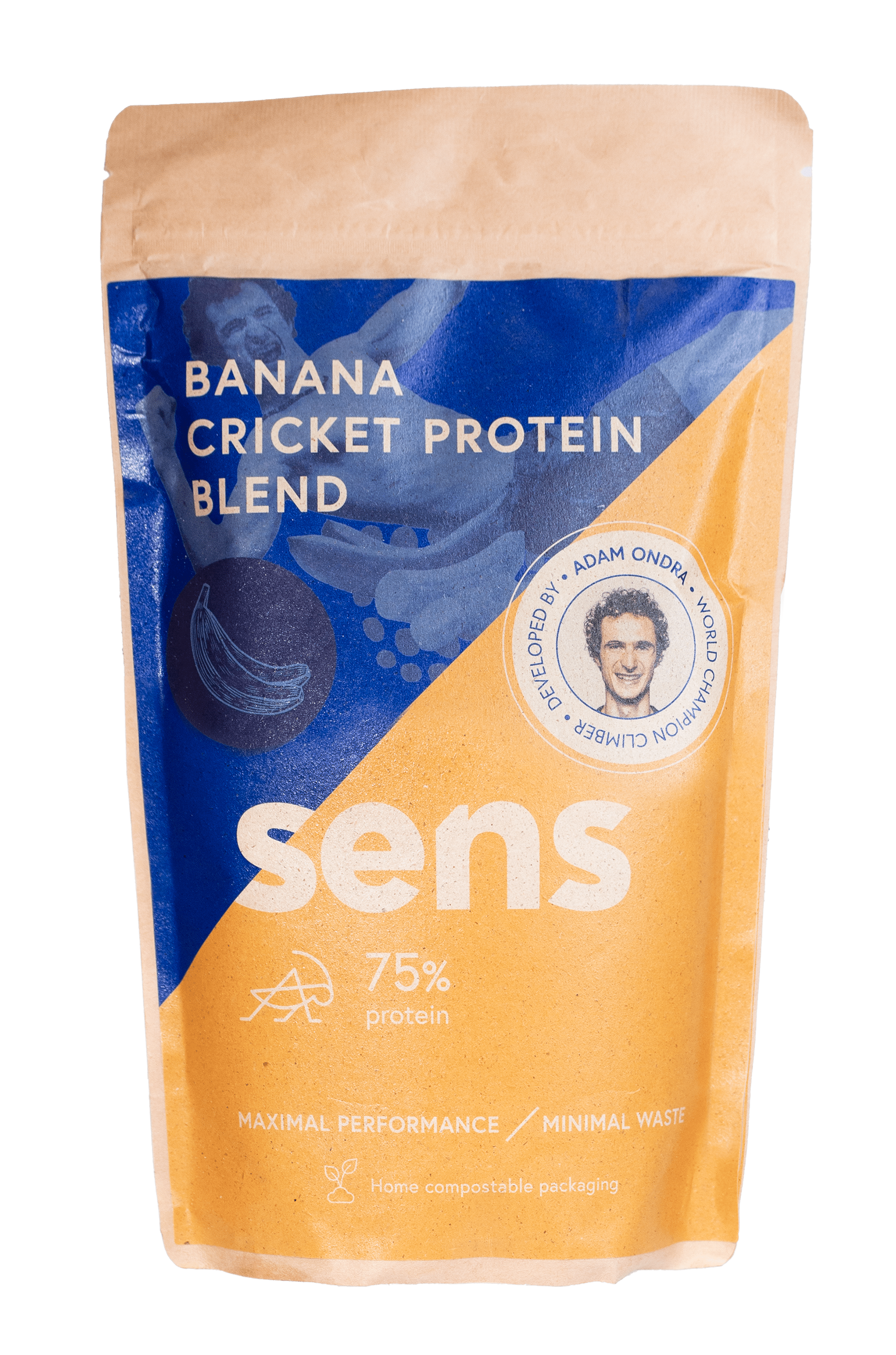 Levně Sens Protein shake blend banánový Adama Ondry 455 g