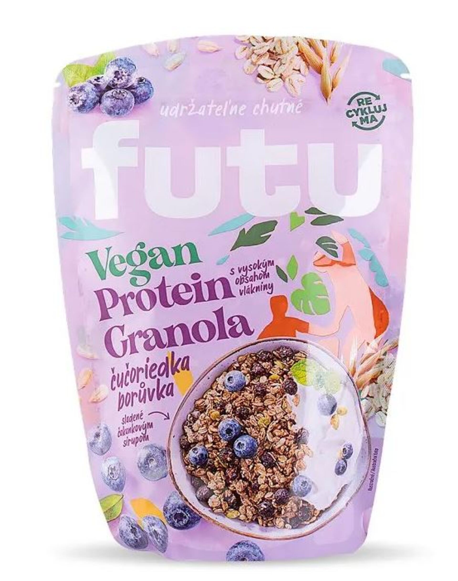 Levně Futu Proteinová granola s borůvkami vegan 350 g