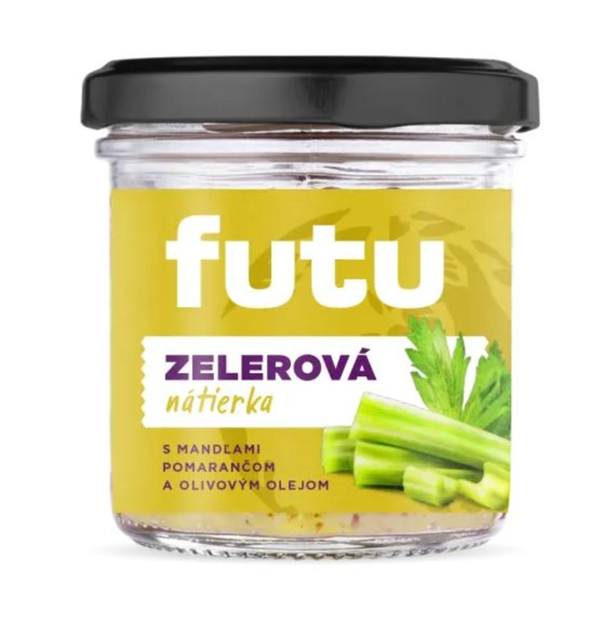 Levně Futu Pomazánka celerová s mandlemi, pomerančem a olivovým olejem 140 g