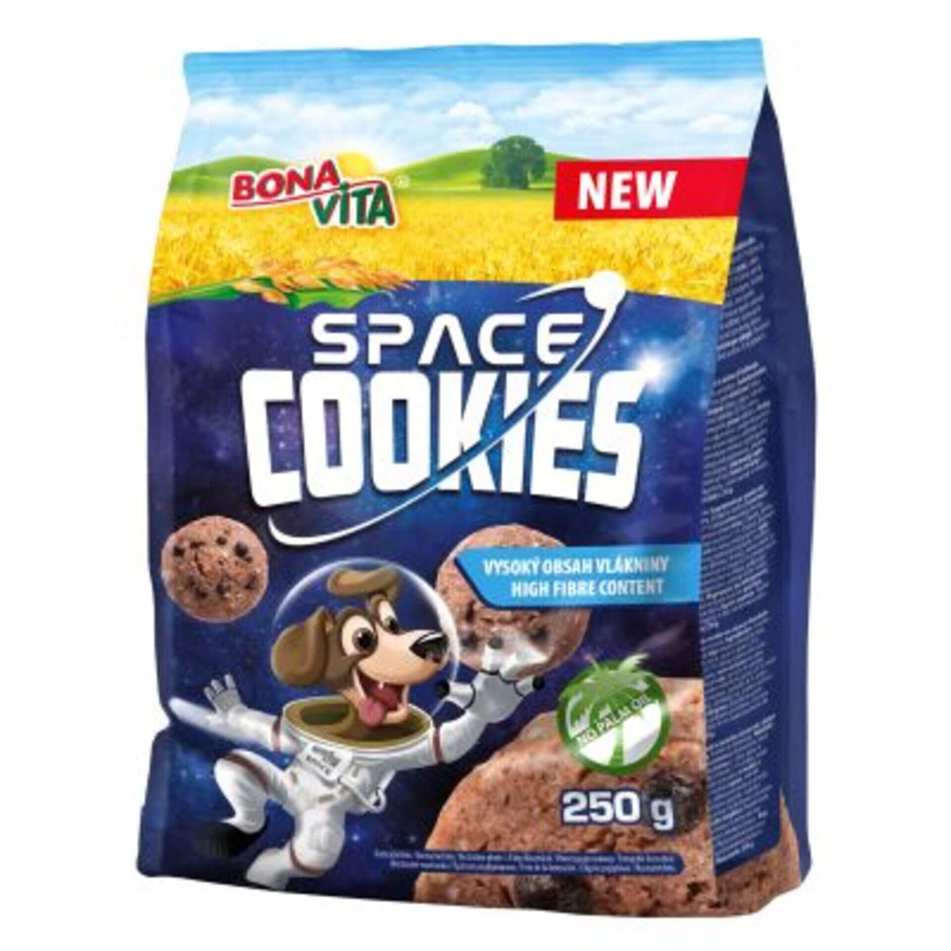 Levně Bonavita Dětské cereálie Space cookies 250 g