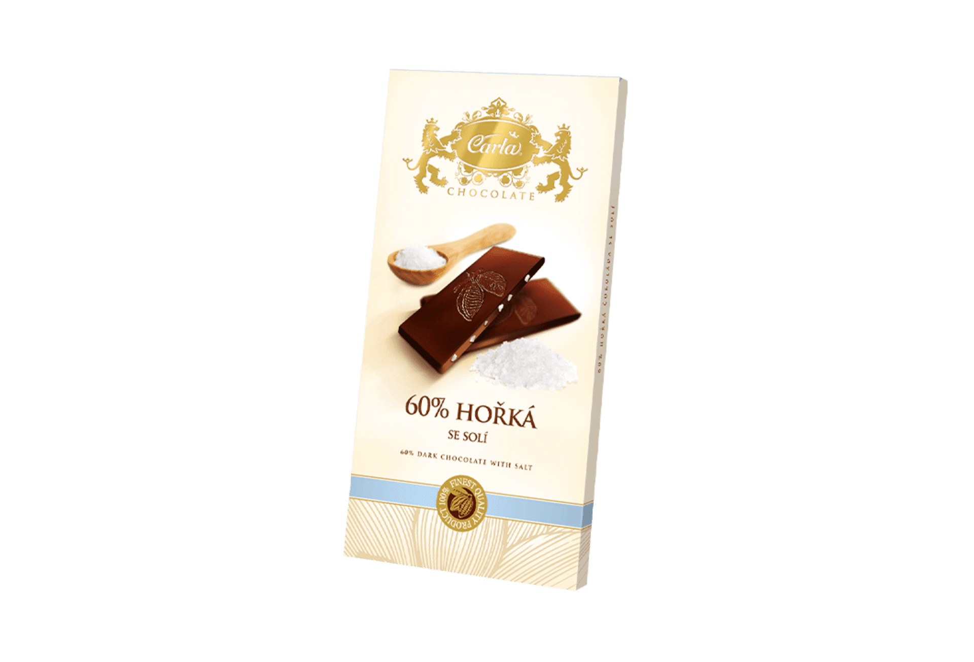 Levně Carla Hořká čokoláda 60% se solí 80 g