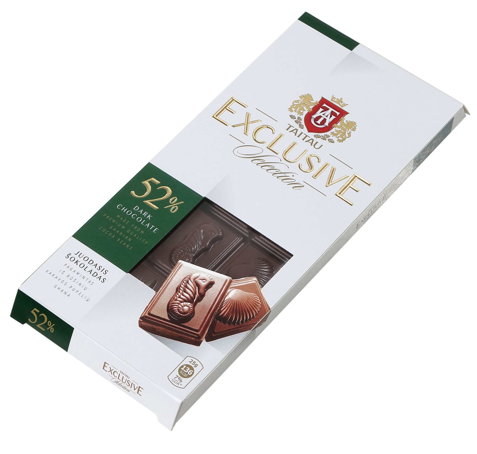 Levně Taitau Exclusive Selection Hořká čokoláda 52% 100 g