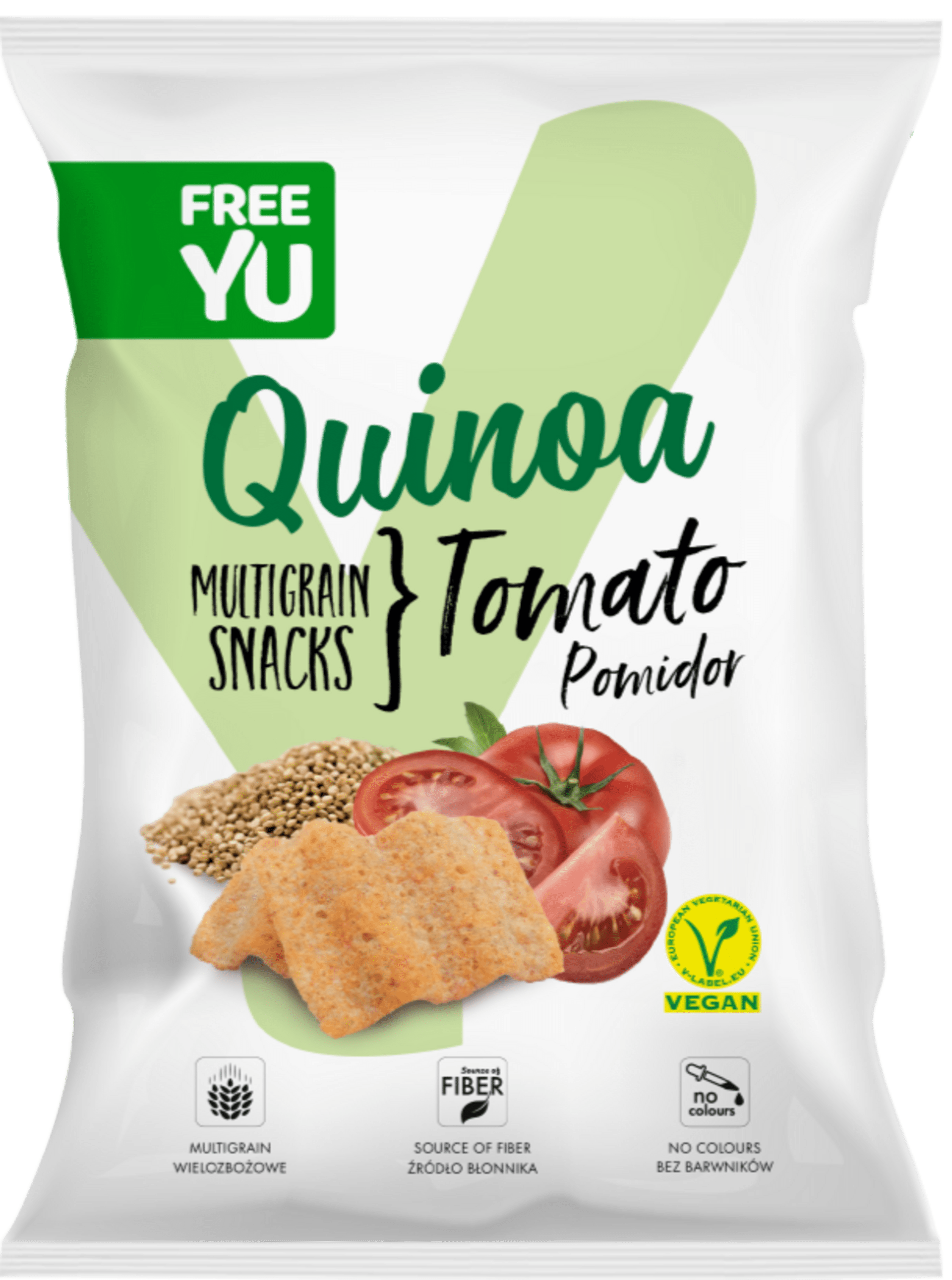 FreeYu Quinoa multigrain snack Tomato 70 g