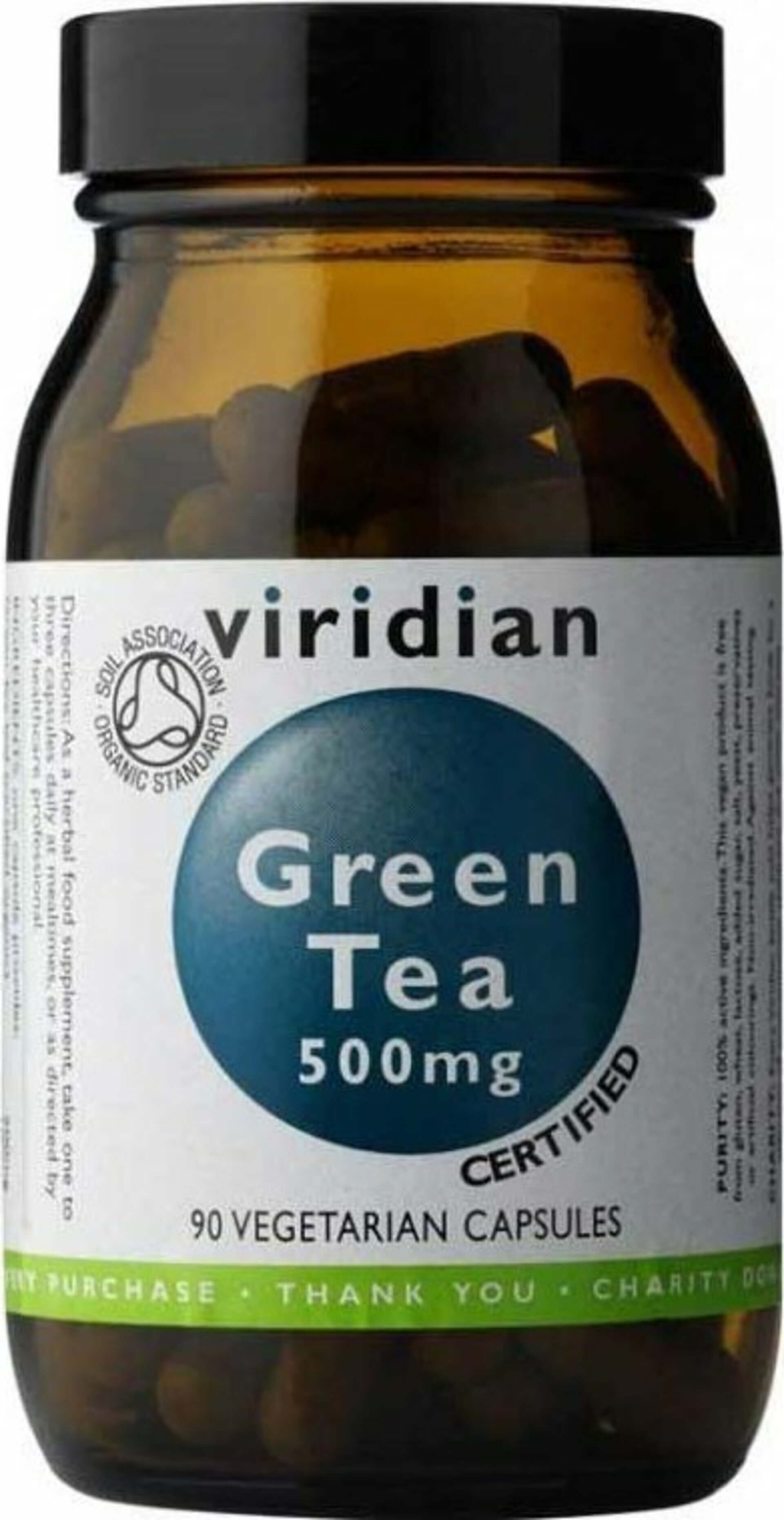 Levně Viridian 100% Organic Green Tea 90 kapslí