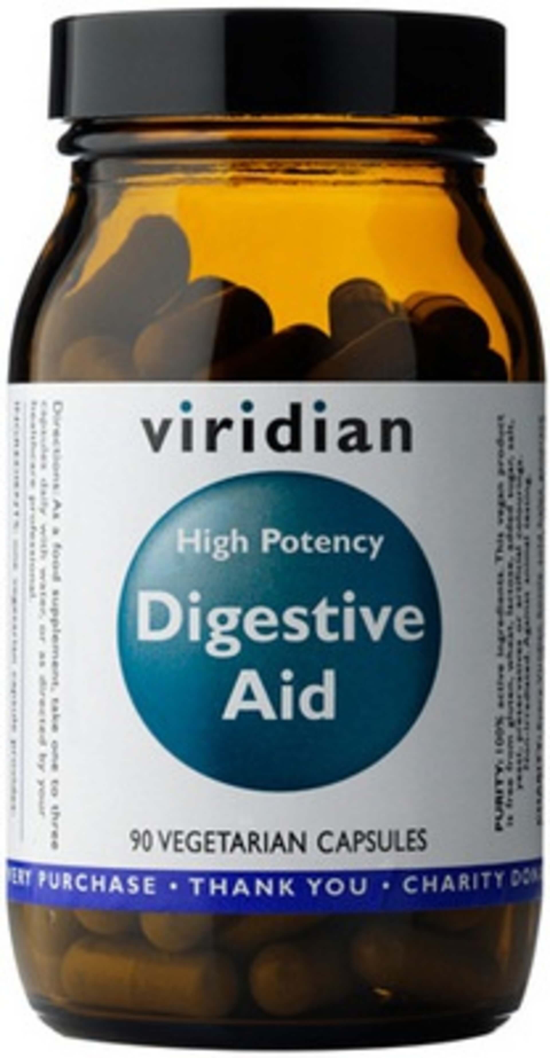 Levně Viridian High Potency Digestive Aid 90 kapslí