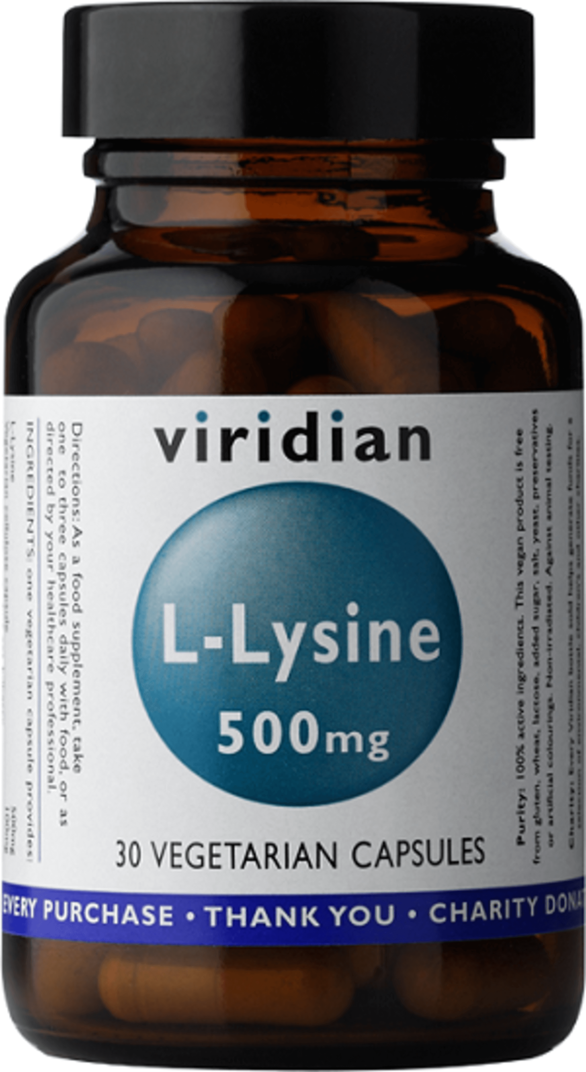 Levně Viridian L-Lysine 90 kapslí