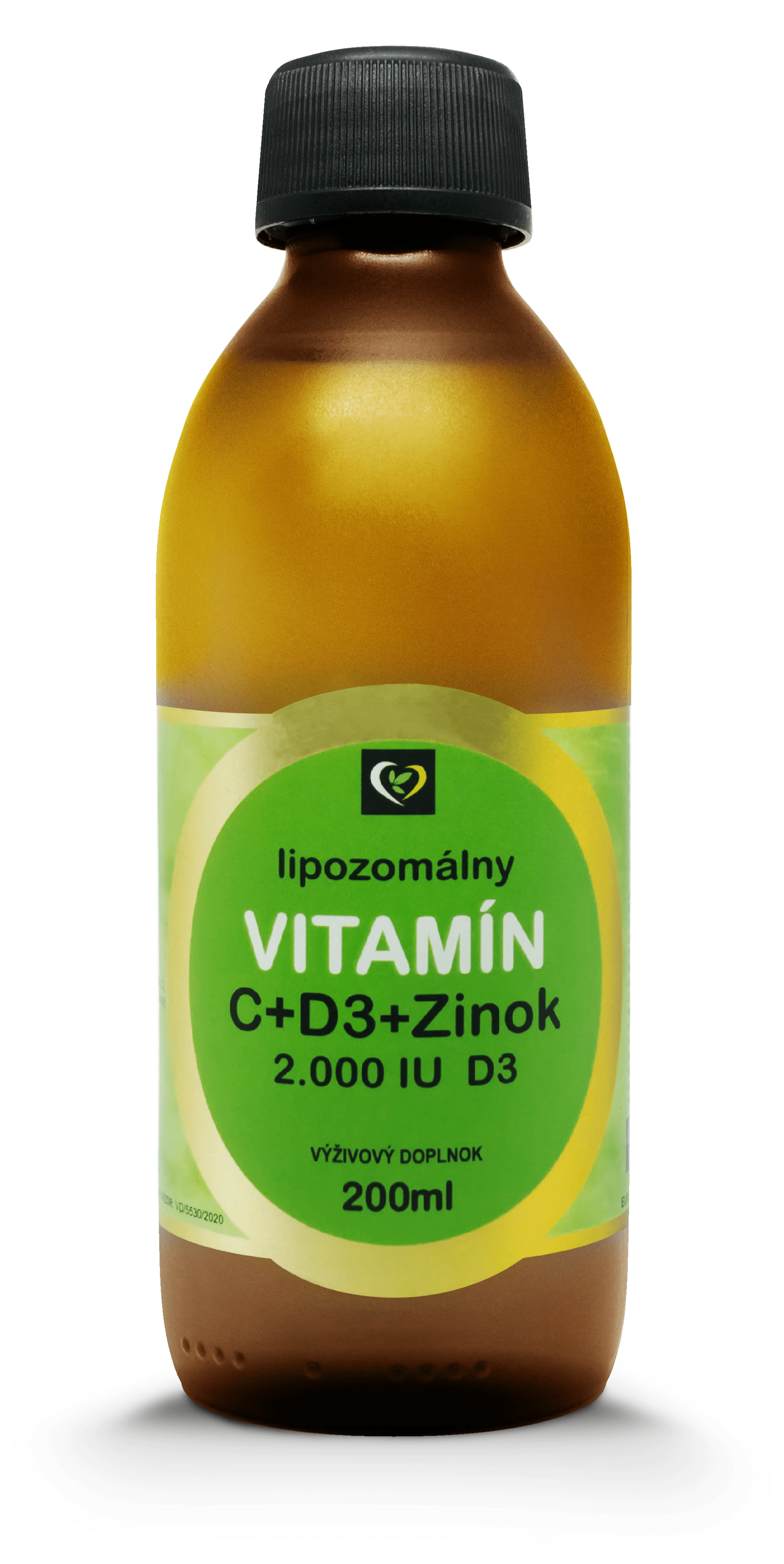 Zdravý Svet Lipozomální vitamín C + D3 + Zinek 200 ml
