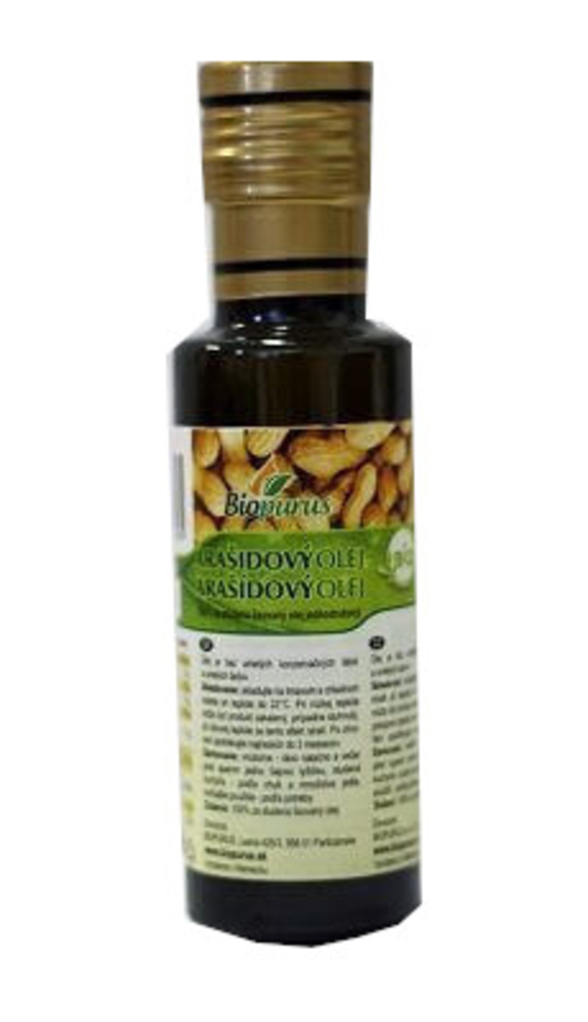 Levně Biopurus Arašídový olej BIO 250 ml