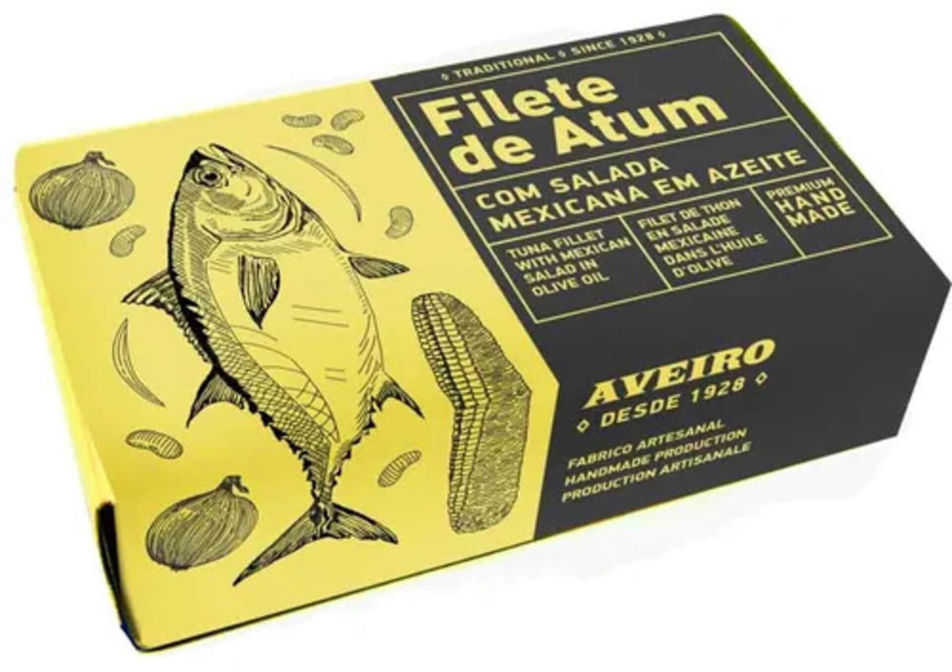 Levně Aveiro Mexický salát s filety z tuňáka v olivovém oleji 120 g