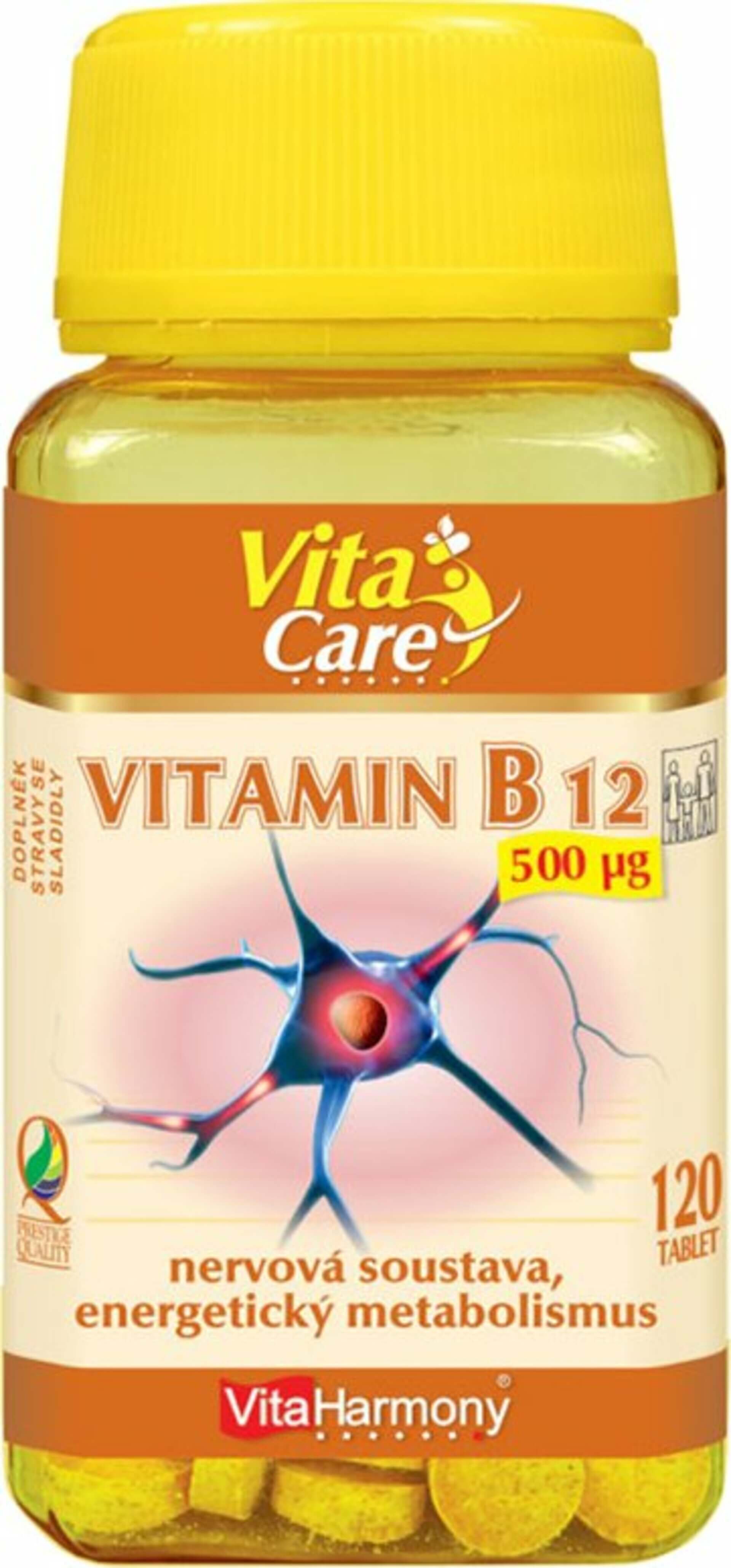 Levně VitaHarmony Vitamín B12 120 tablet