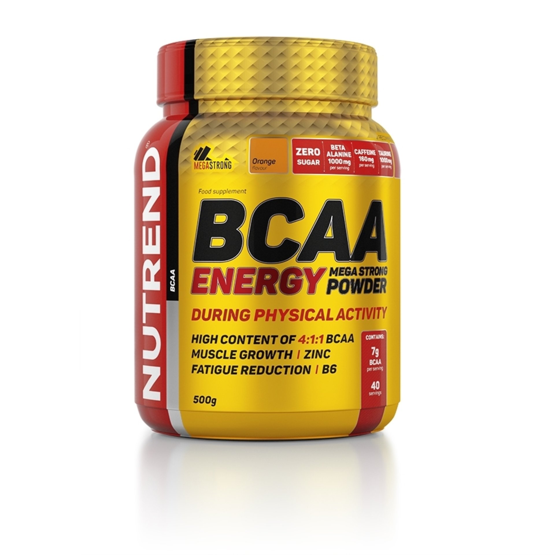 Levně Nutrend BCAA Energy mega strong powder 500 g