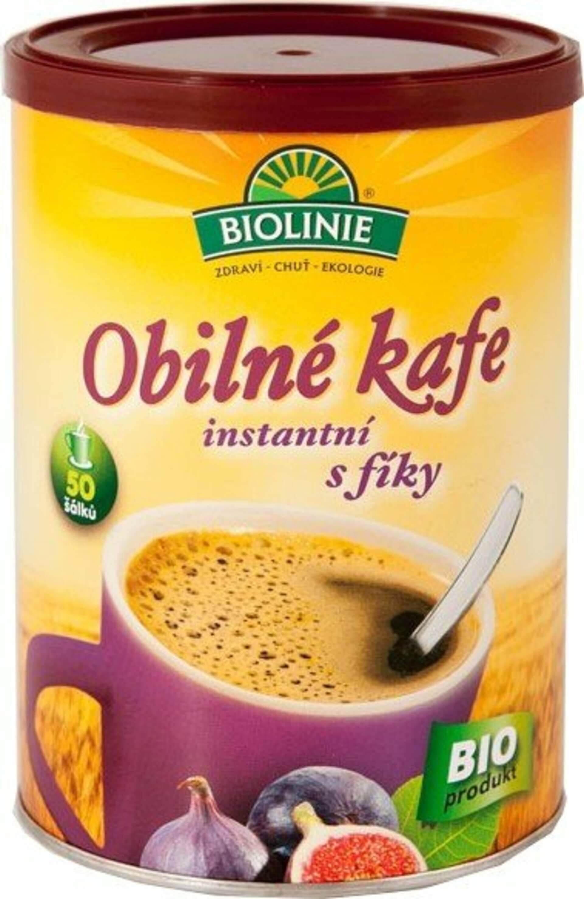 Levně Biolinie Instantní obilné kafe s fíky 100 g