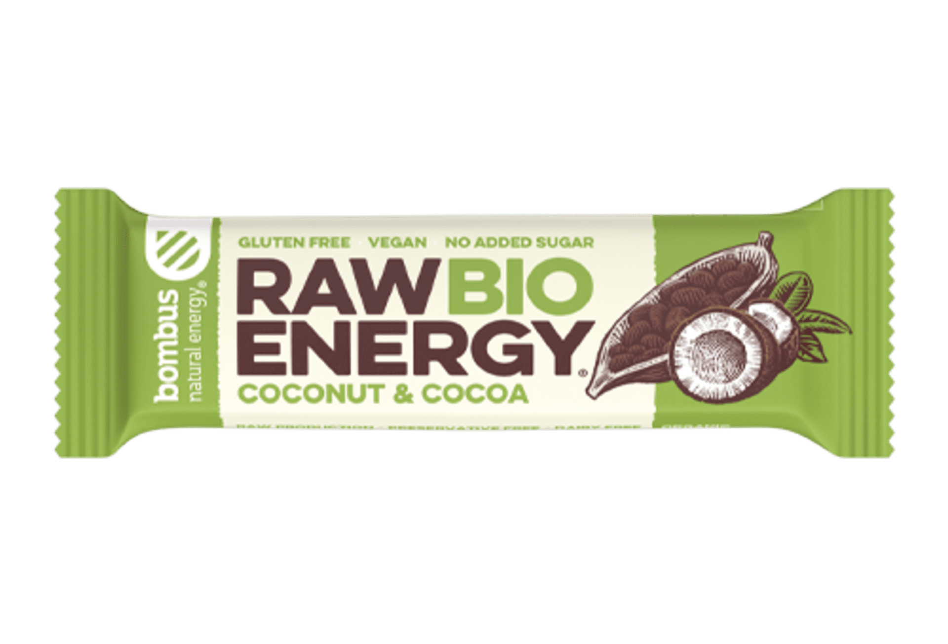 Levně Bombus Raw ENERGY Kokos a kakao BIO 50 g