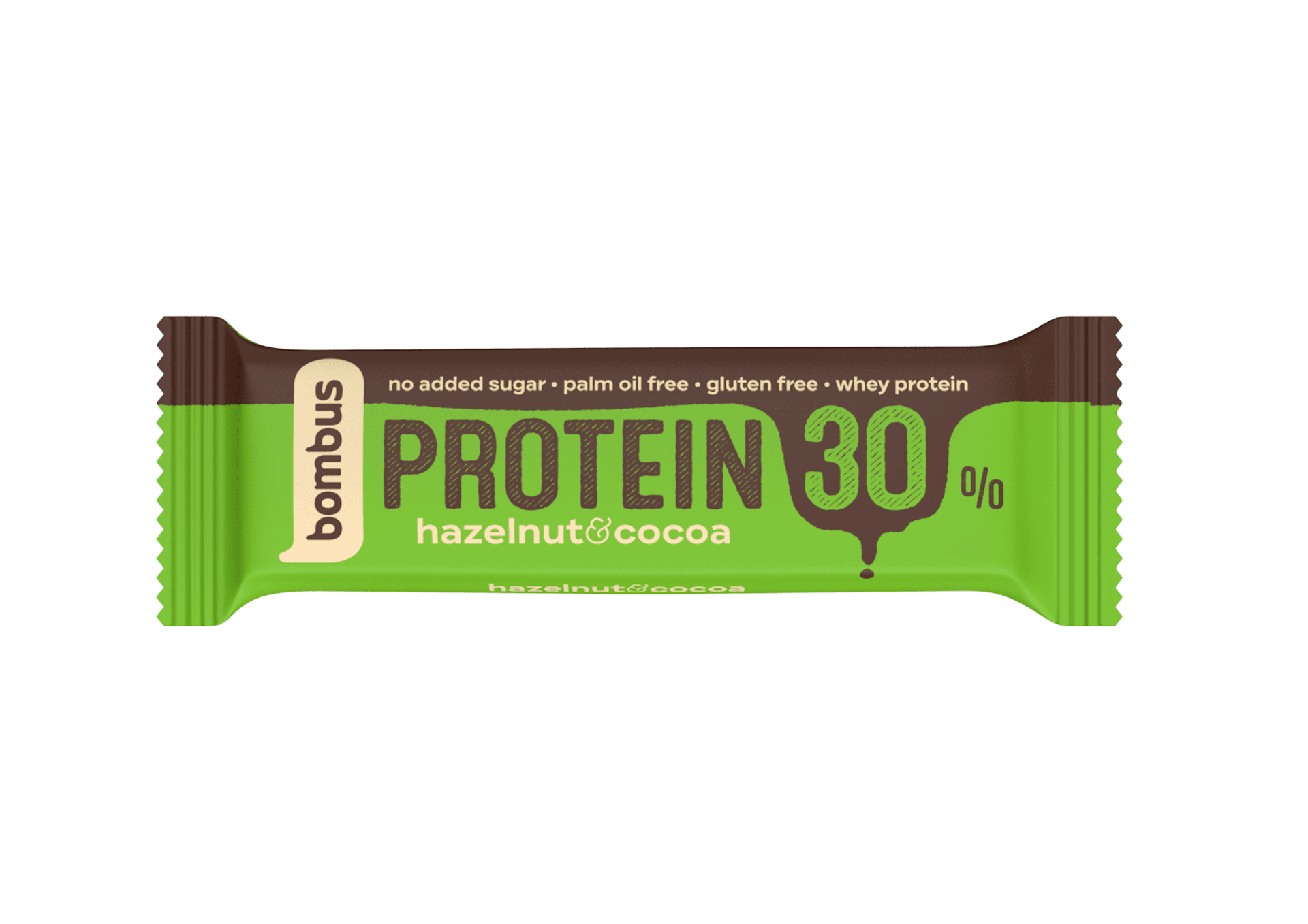 Bombus Tyčinka proteinová 30 % lískový ořech a kakao 50 g