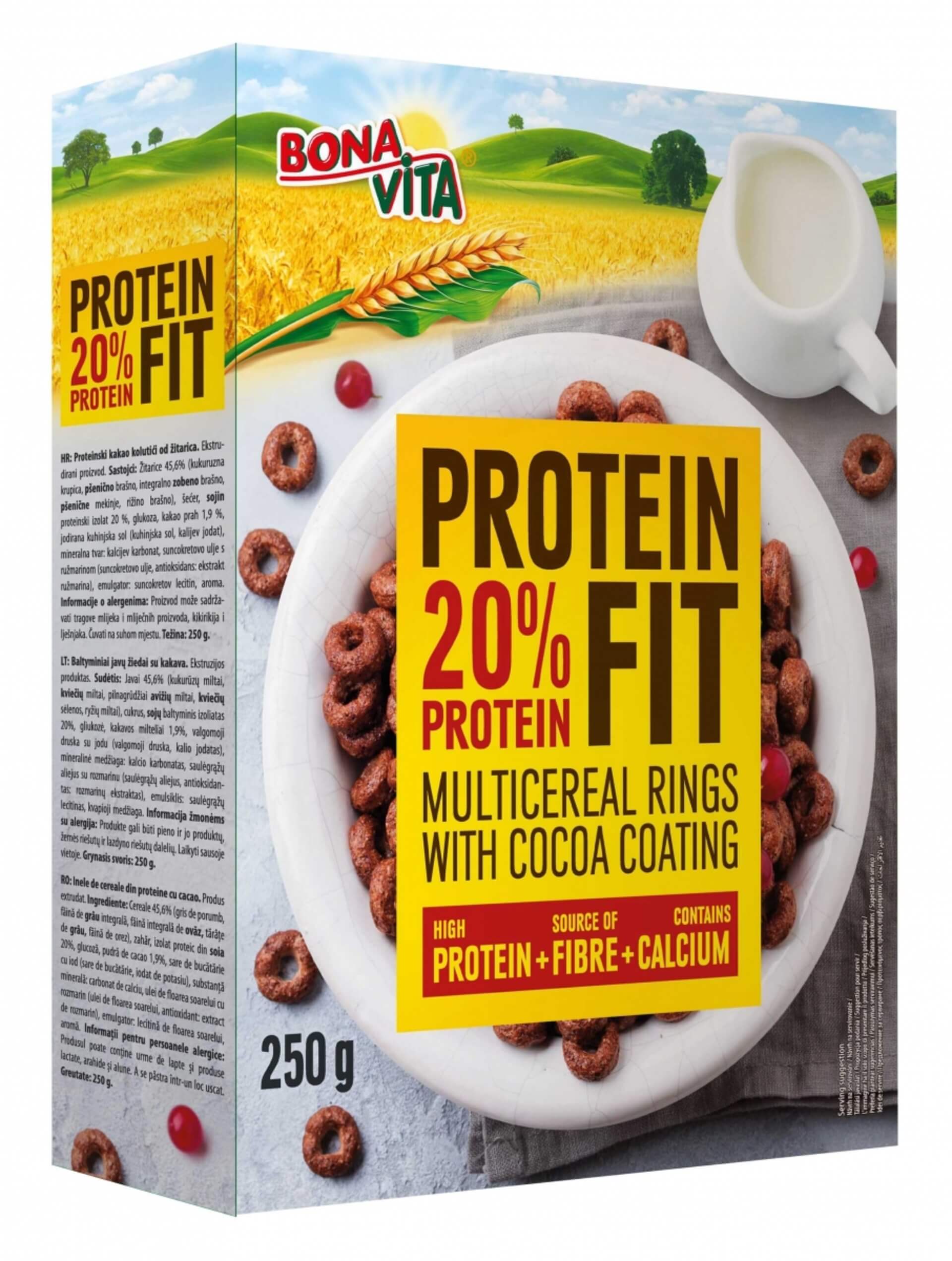 Levně Bonavita Protein fit 20% protein 250 g
