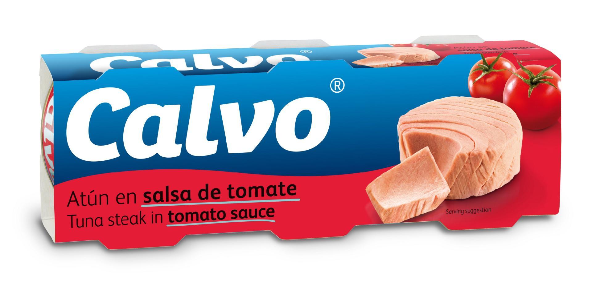 Levně Calvo Tuňák v rajčatové omáčce 3x80 g