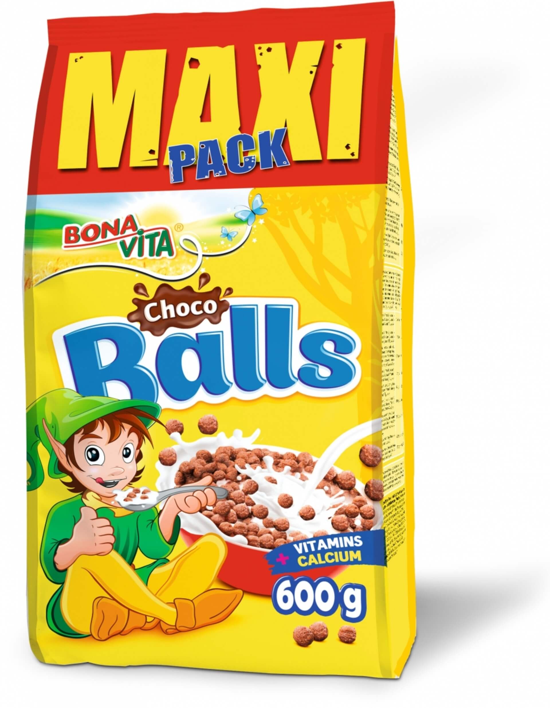 Levně Bonavita Dětské cereálie Choco balls 600 g