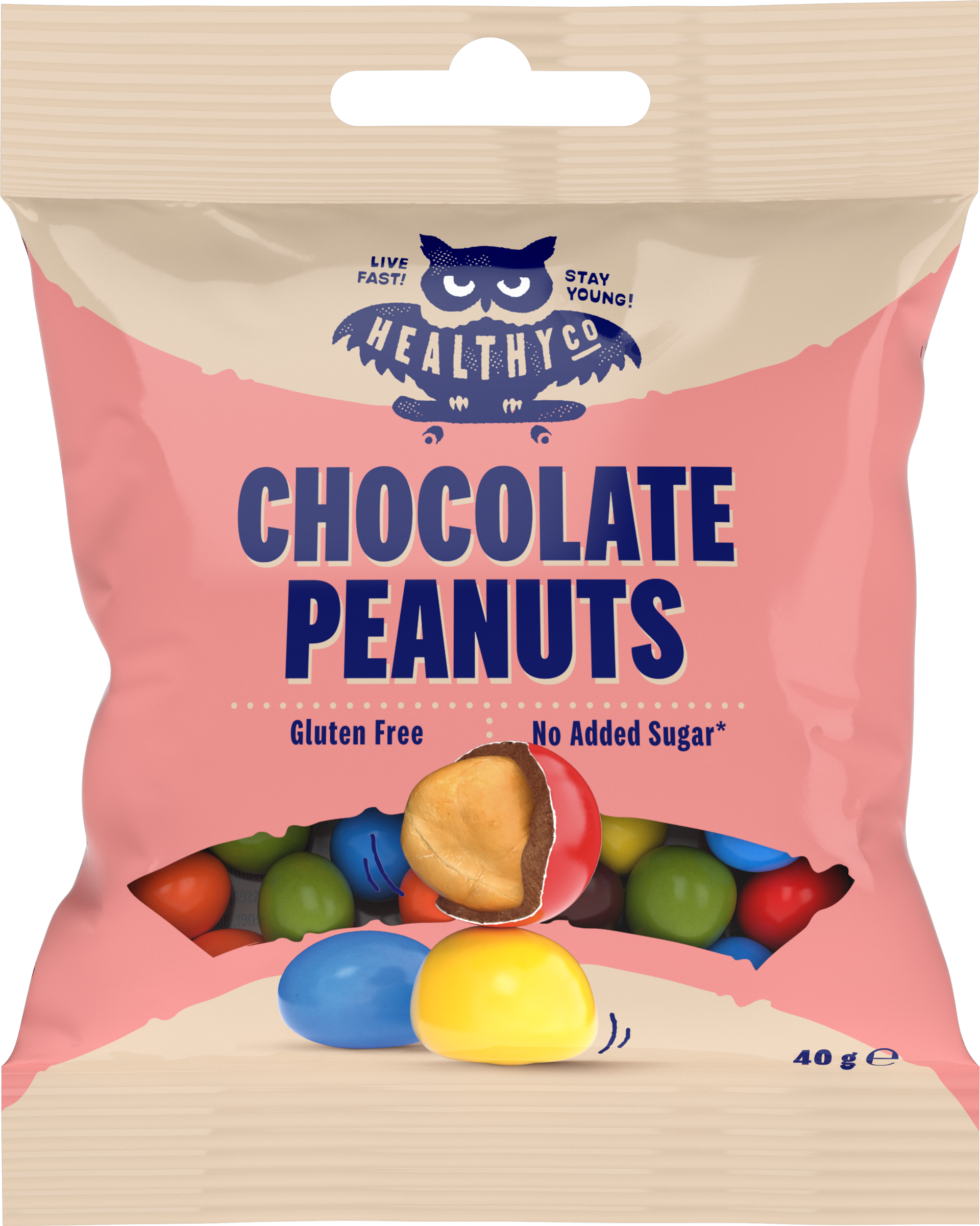 Levně HealthyCo Chocolate peanuts 40 g