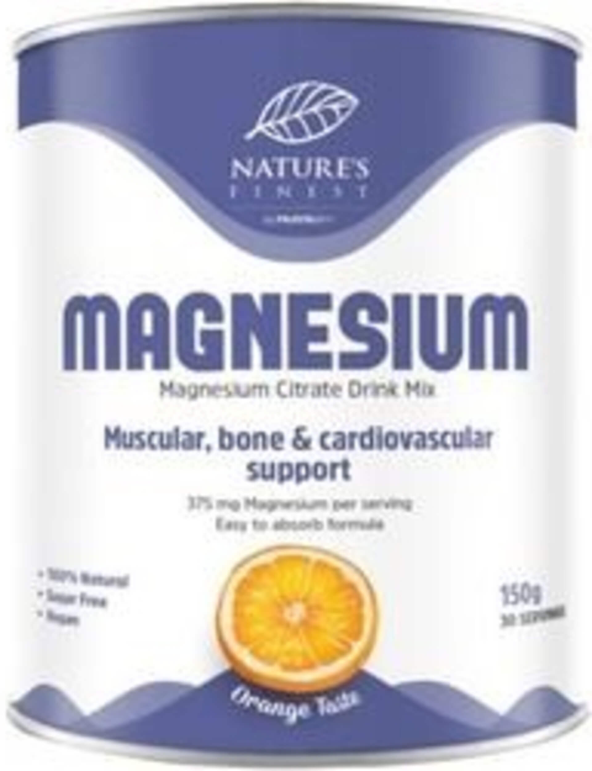 Levně Nutrisslim Magnesium citrate 150 g pomeranč