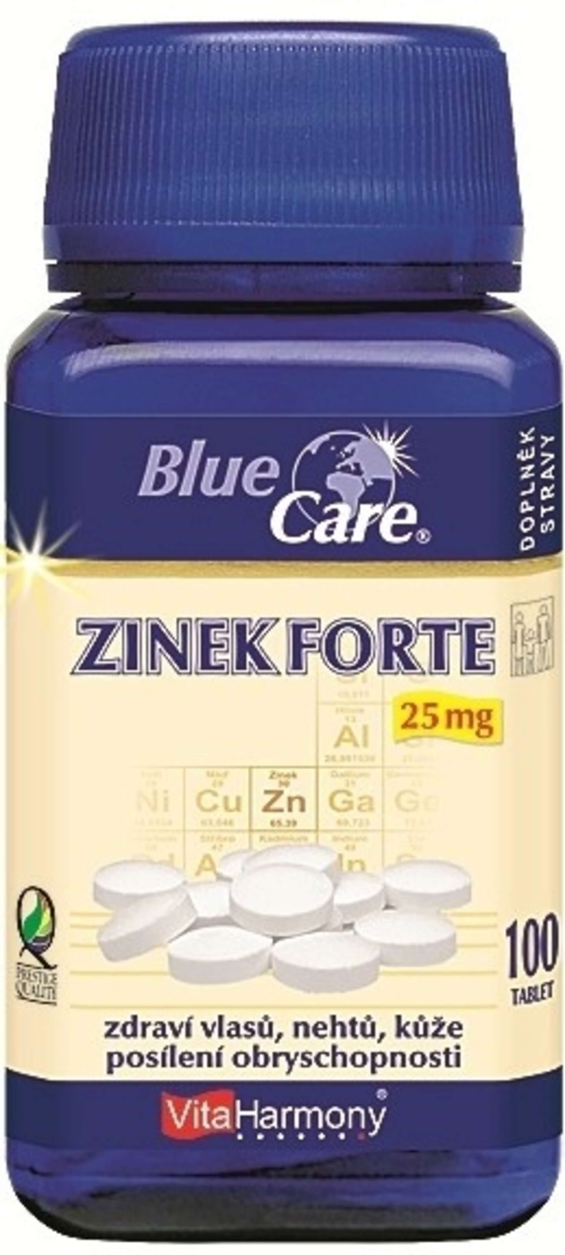 Levně VitaHarmony Zinek Forte 25 mg 100 tablet