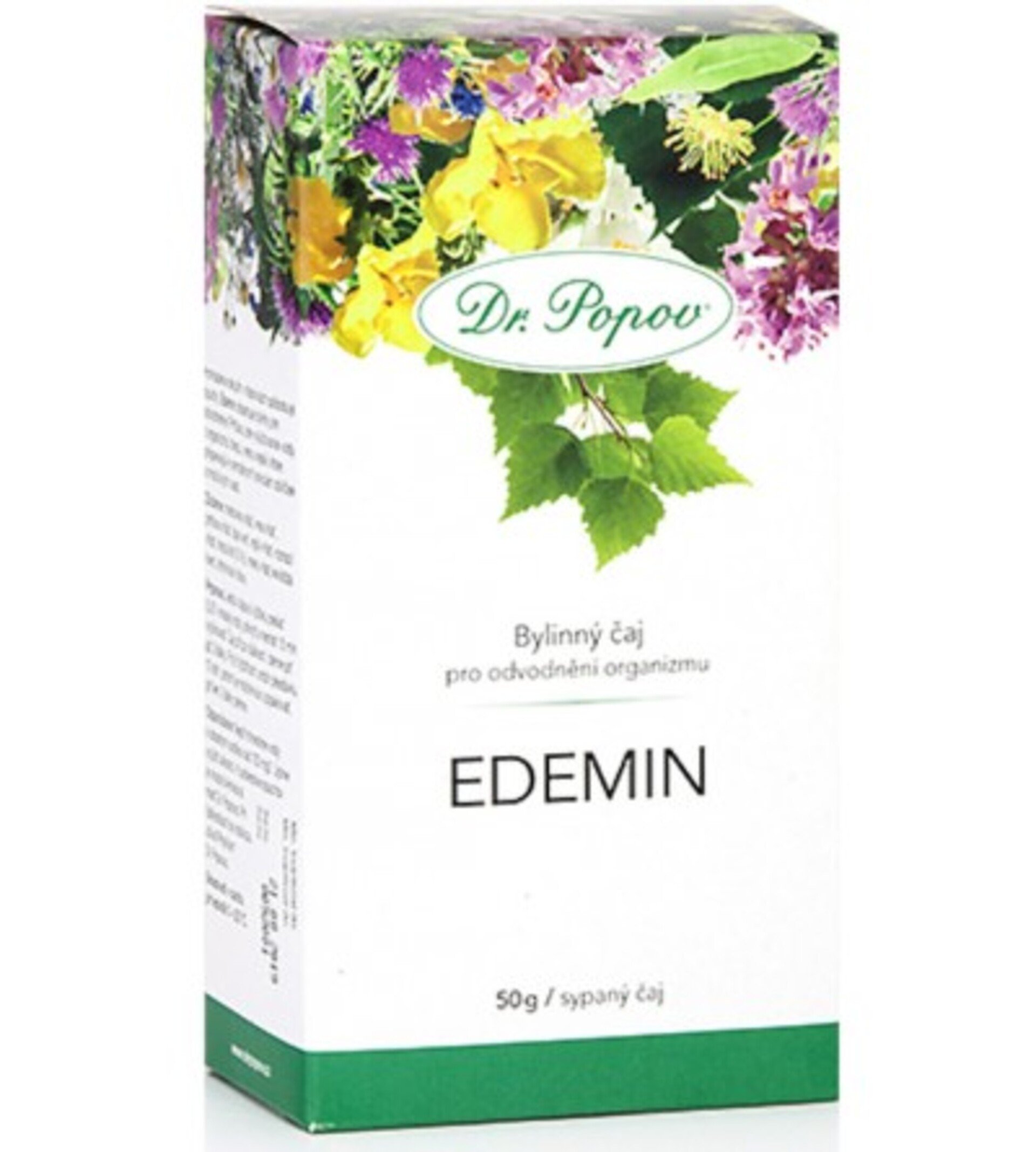 Levně Dr. Popov čaj na odvodnění Edemin 50 g