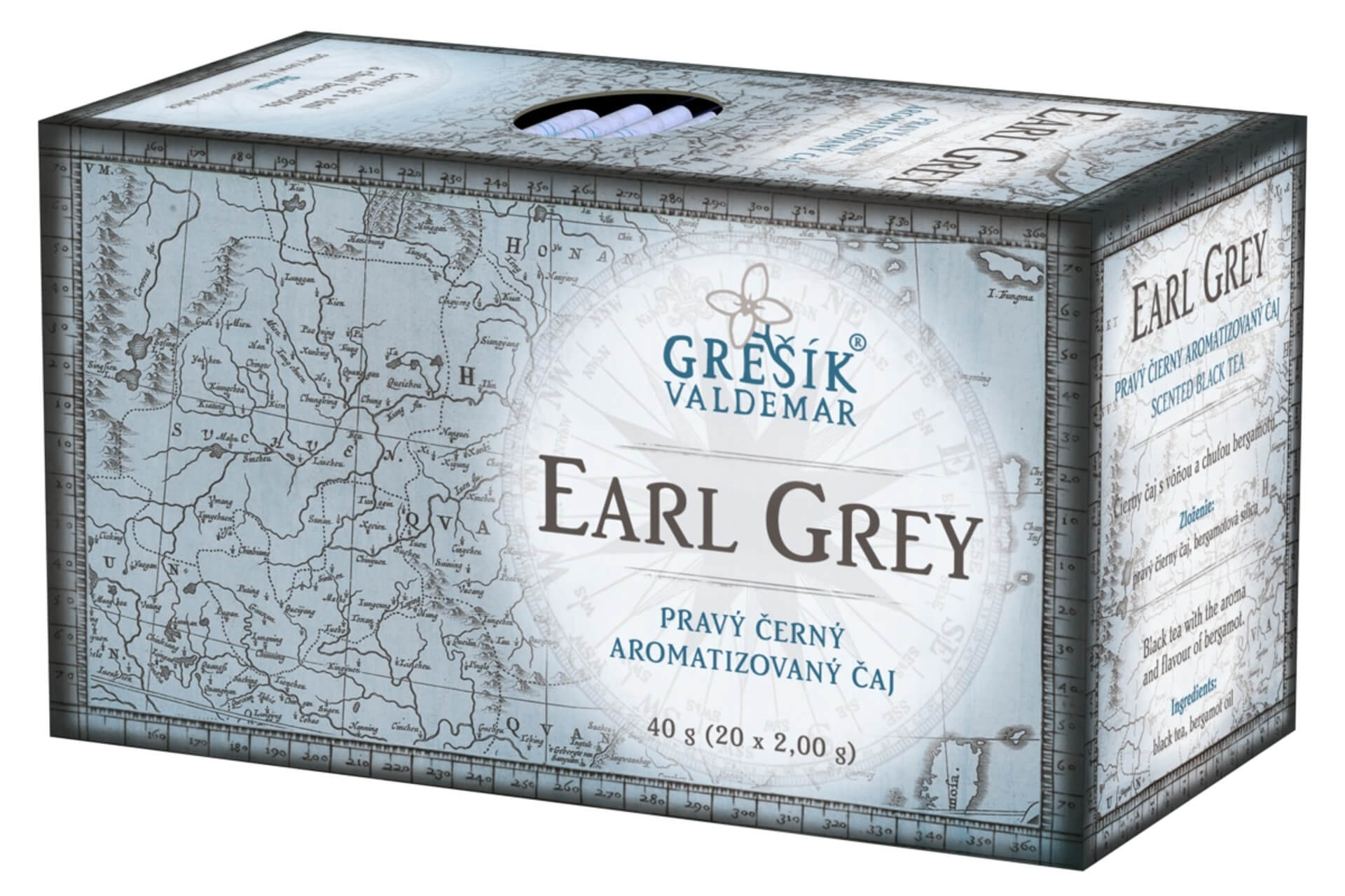 Levně Grešík Earl Grey černý čaj 20 sáčků