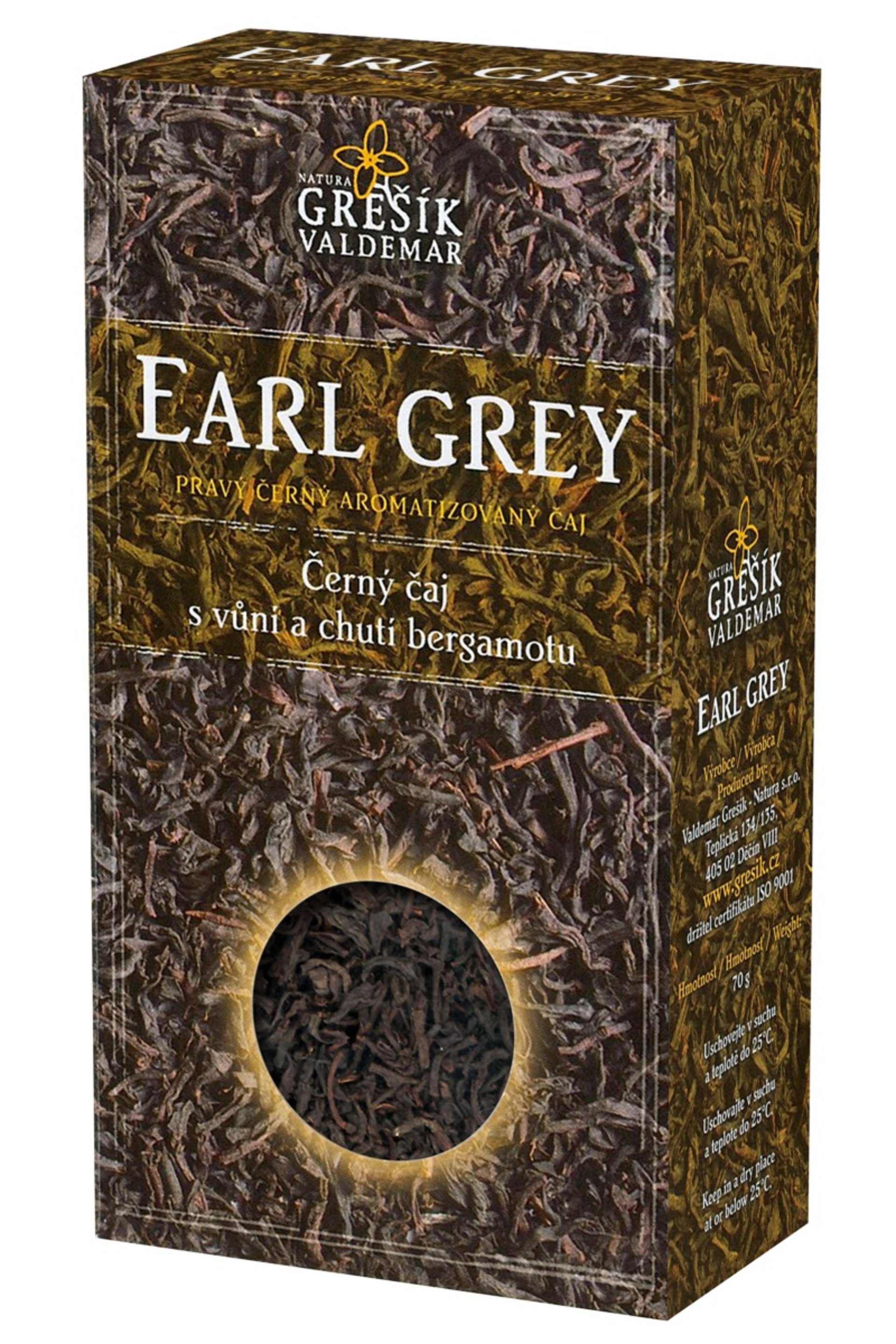 Levně Grešík Earl Grey sypaný černý čaj 70 g