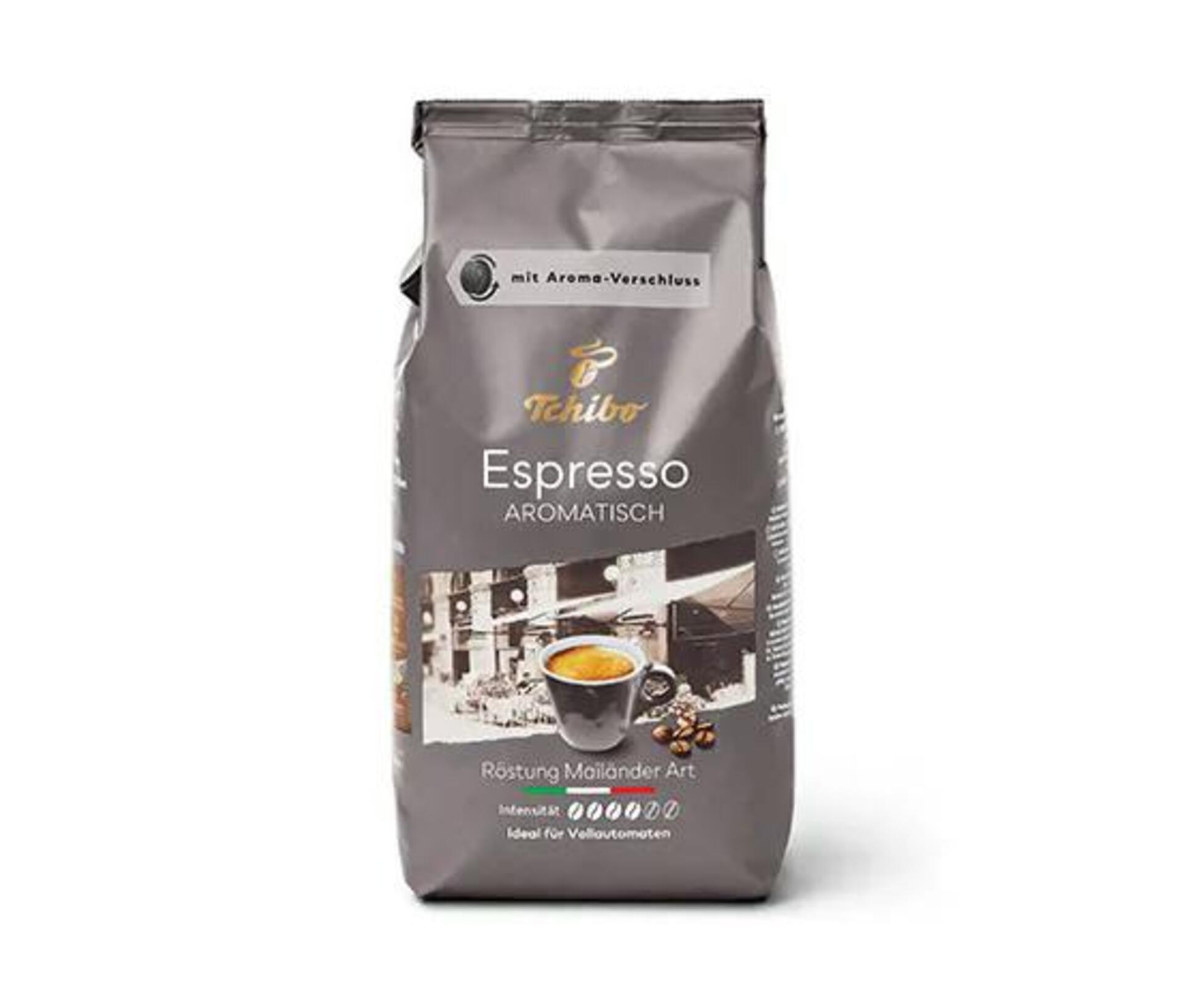 Levně Tchibo Espresso Mailander pražená zrnková káva 1000 g