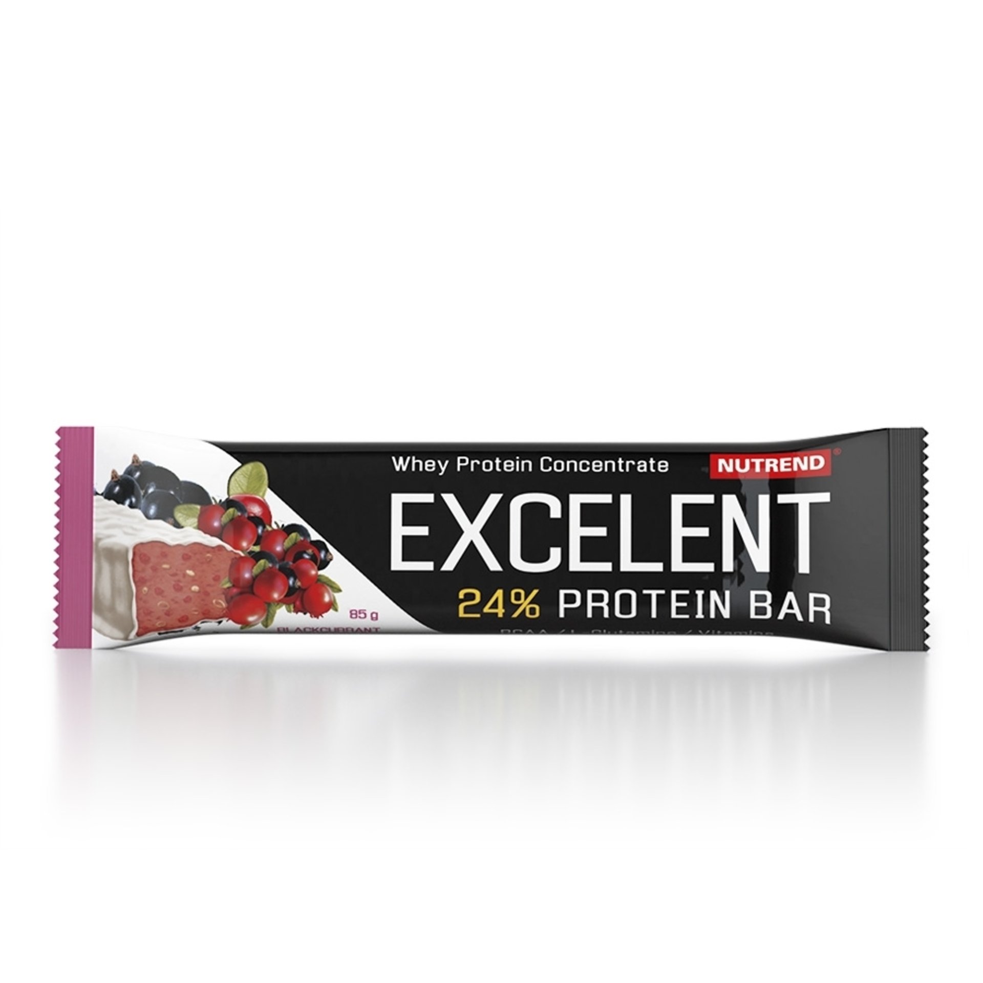 Levně Nutrend Excelent Protein Bar 85 g - černý rybíz/brusinka
