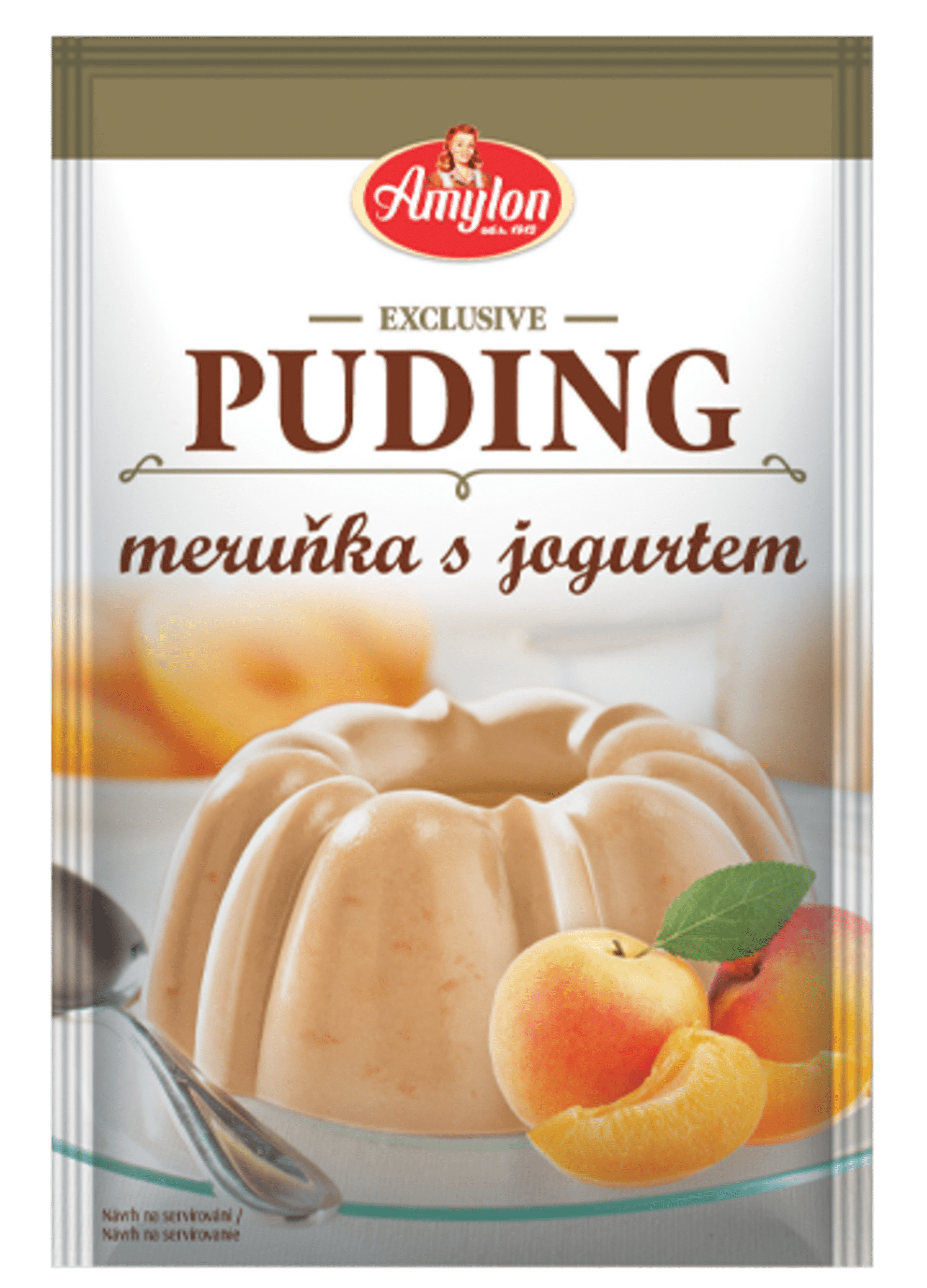 Levně Amylon Exclusive puding meruňkový s jogurtem 40 g