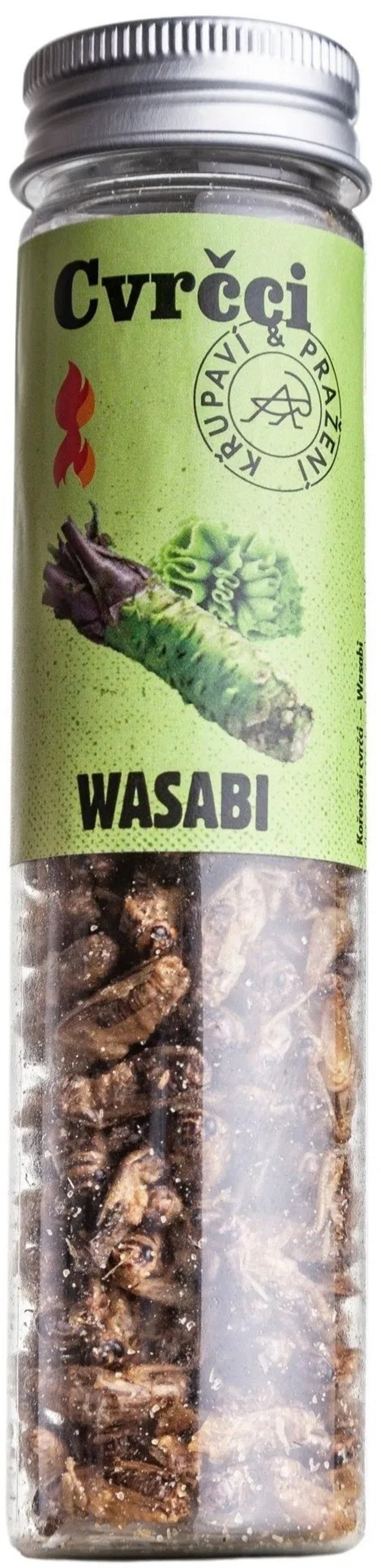 Sens Páliví křupaví a pražení cvrčci - Wasabi 20 g