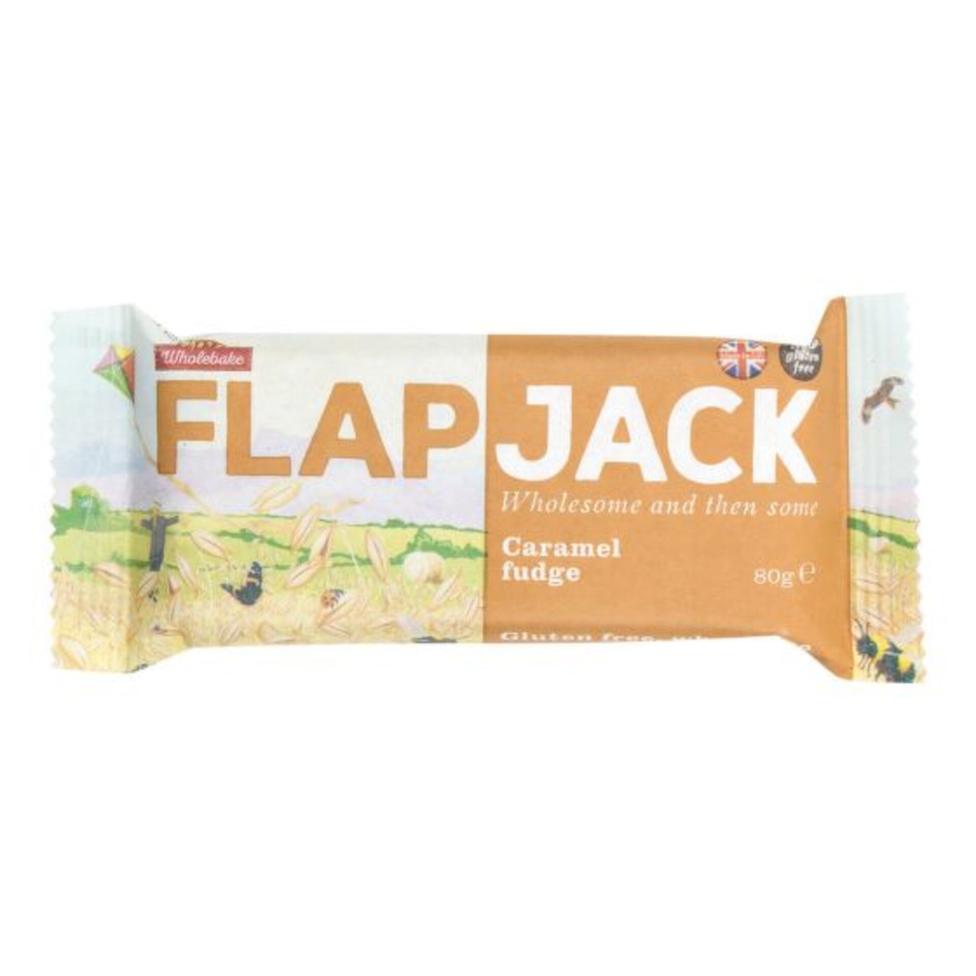 Wholebake Flapjack ovesný karamel bezlepkový 80 g