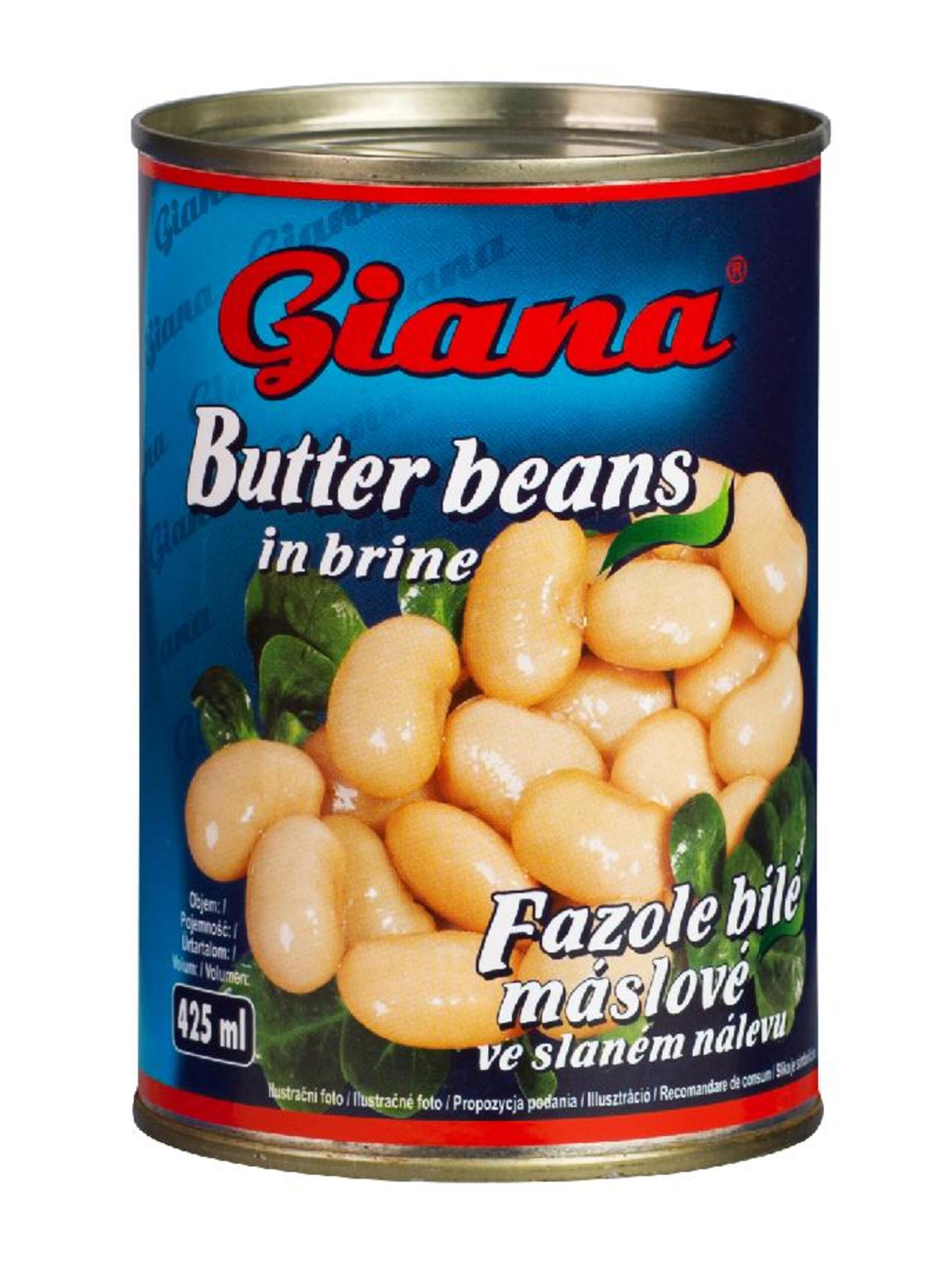 Giana Fazole bílé máslové ve slaném nálevu 425 ml